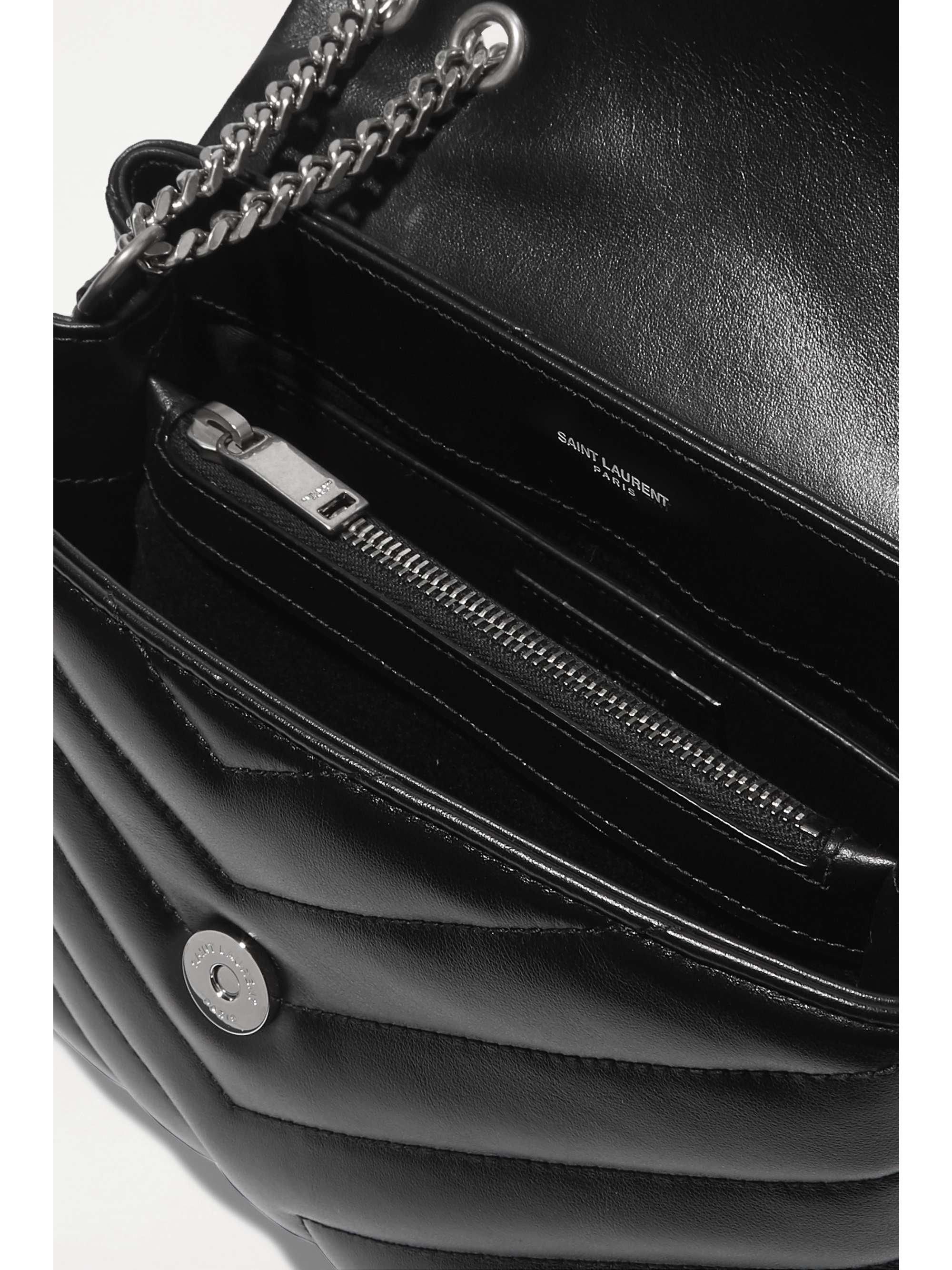 Saint Laurent Sac Patent Leather Hobo Bag