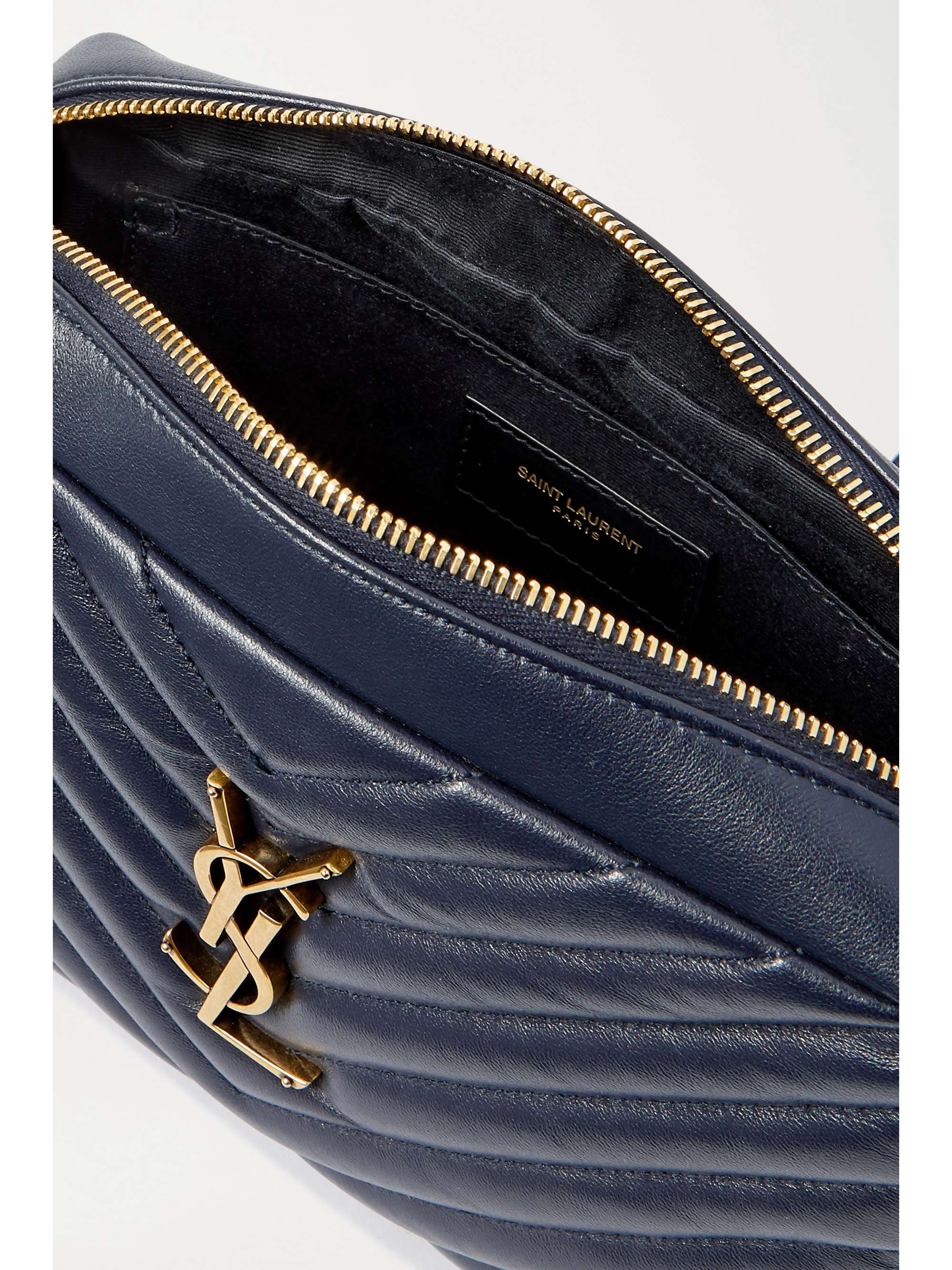 SAINT LAURENT Lou quilted leather shoulder bag NETAPORTER
