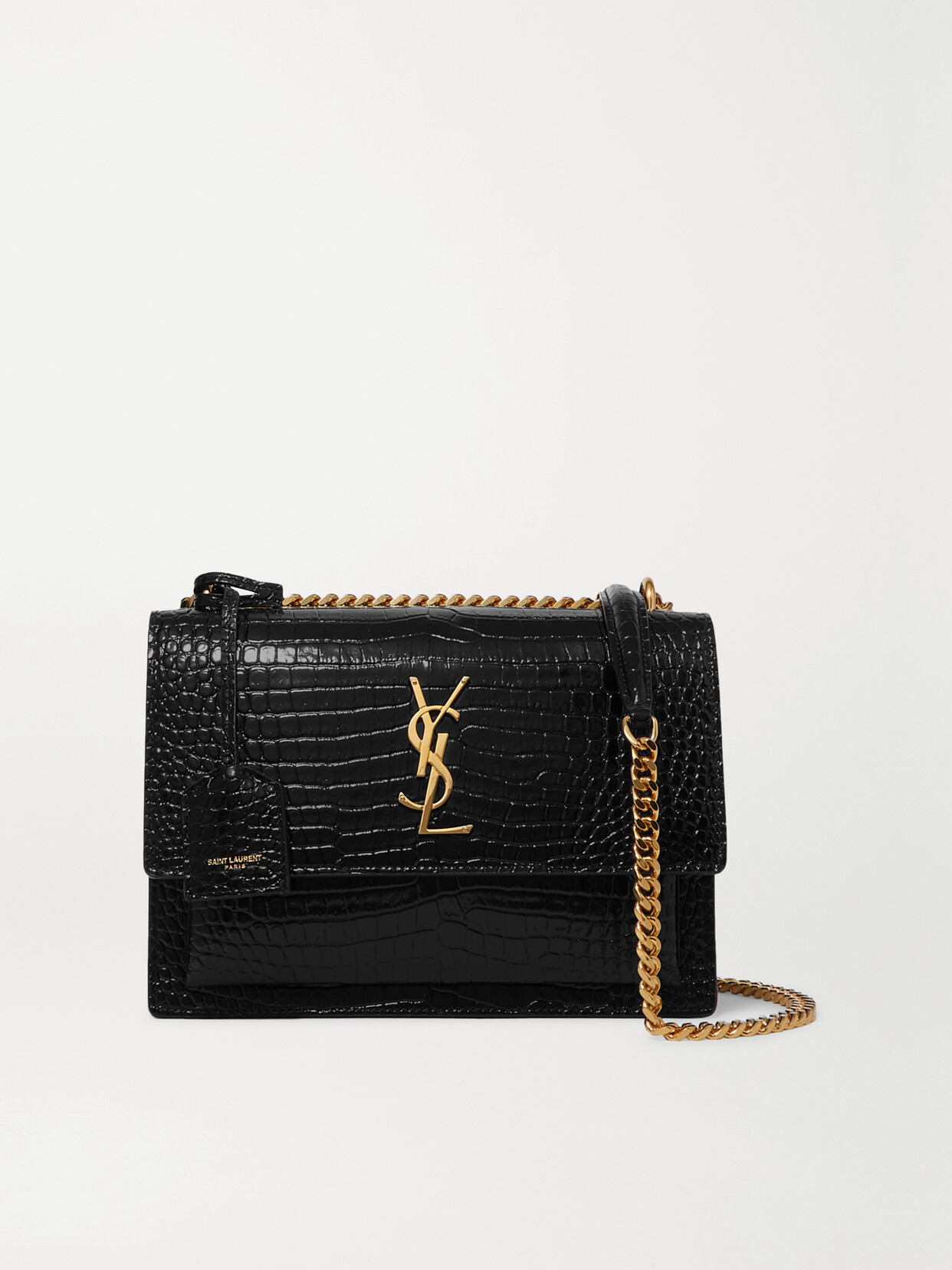 ysl sunset small crocodile