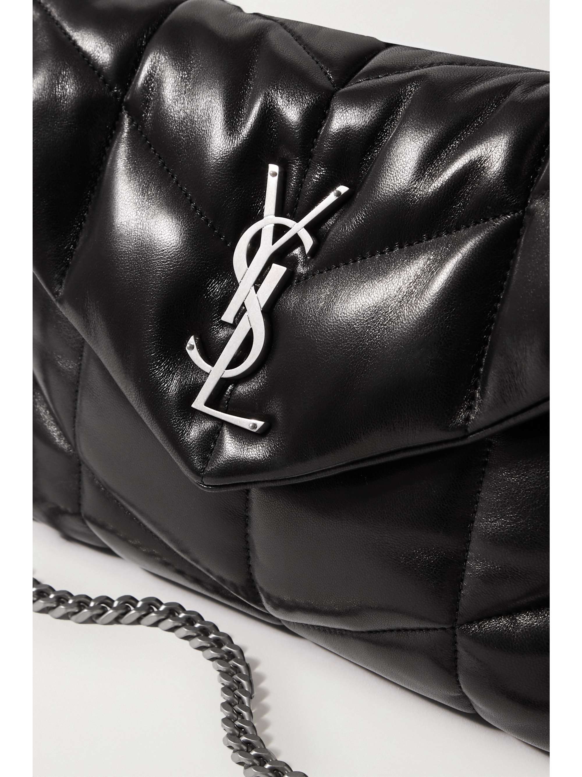 SAINT LAURENT Loulou Puffer small quilted leather shoulder bag