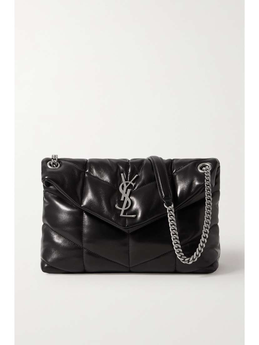 Saint Laurent Puffer Small Quilted Leather Shoulder Bag