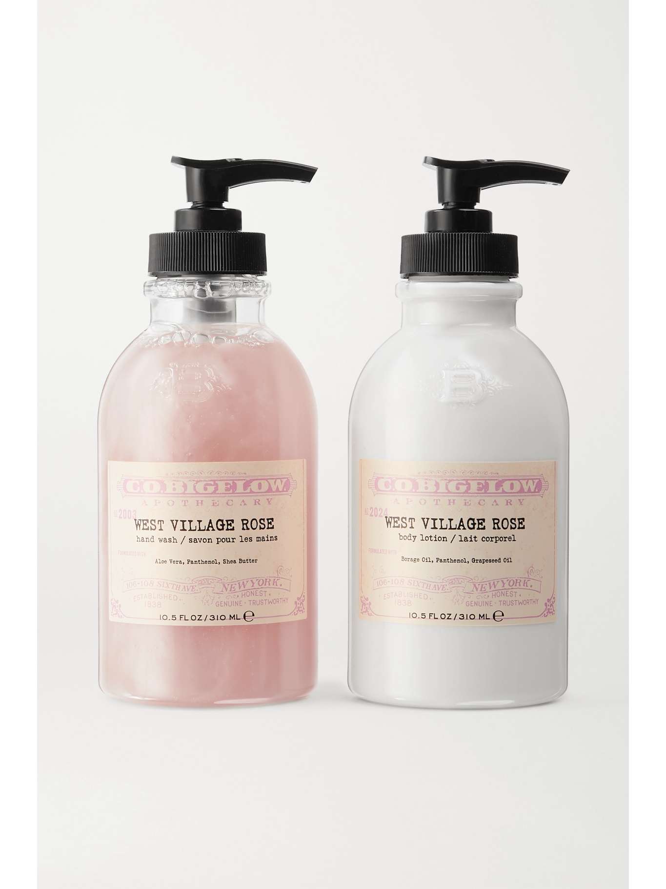 C.O. BIGELOW Iconic Collection Hand Wash and Body Lotion Set West