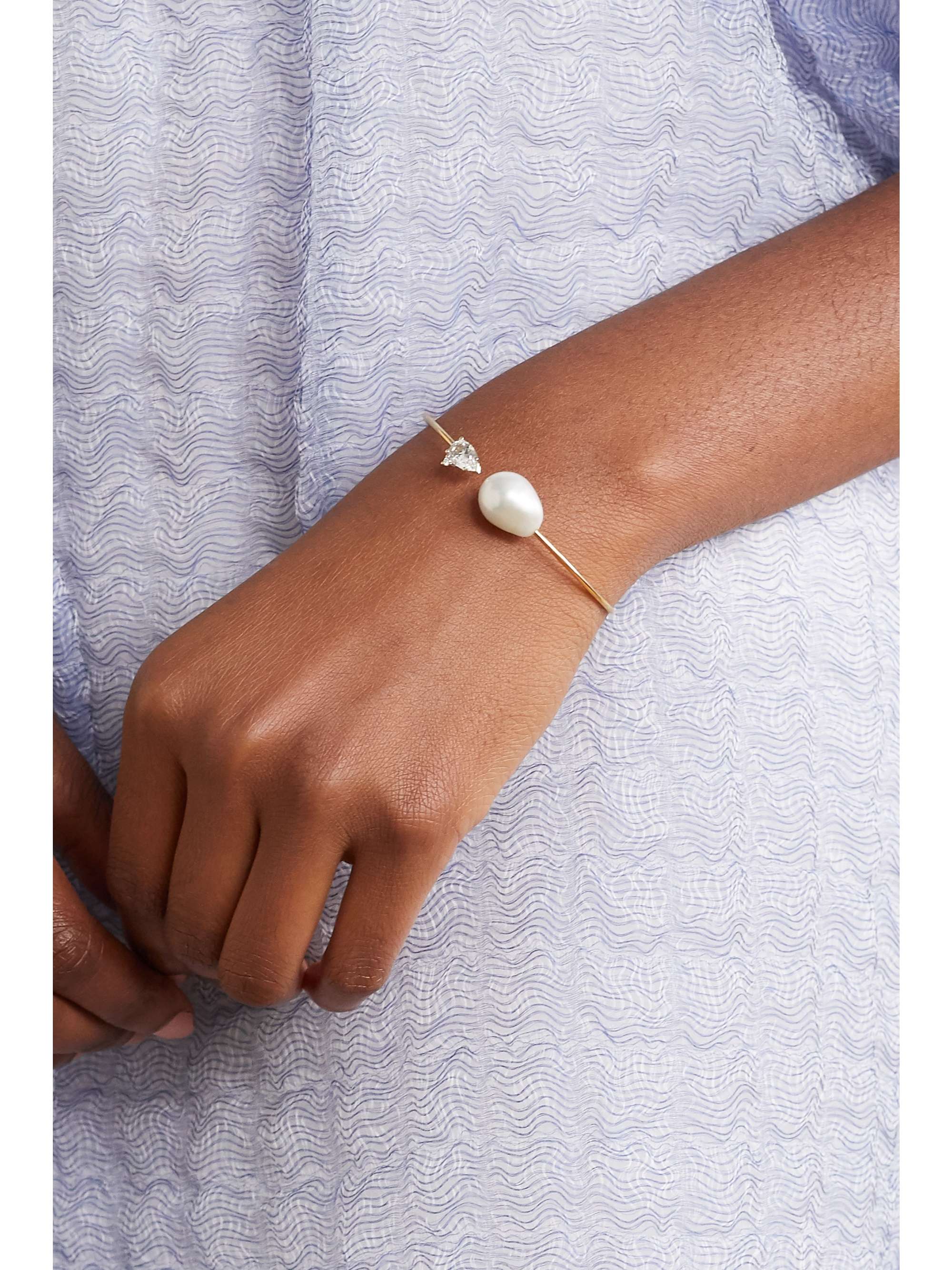 MIZUKI Bracelet en or 14 carats et pierres multiples