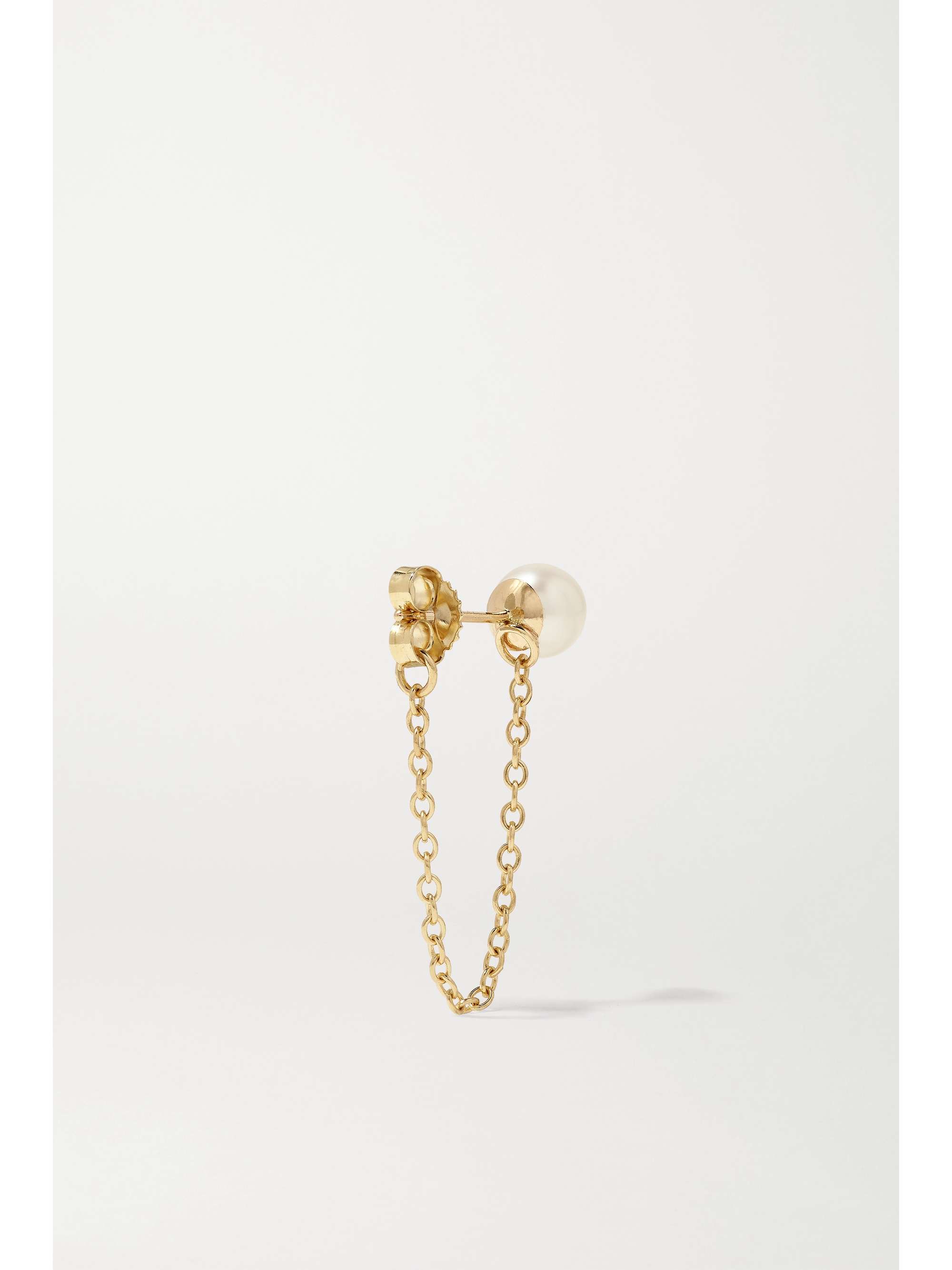 MIZUKI Boucles d'oreilles en or 14 carats et perles