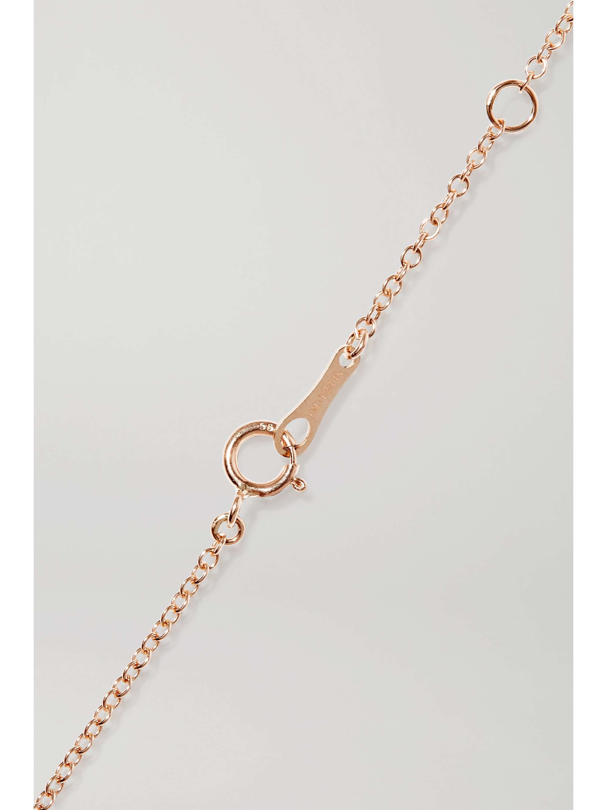 MIZUKI 14-karat gold pearl necklace