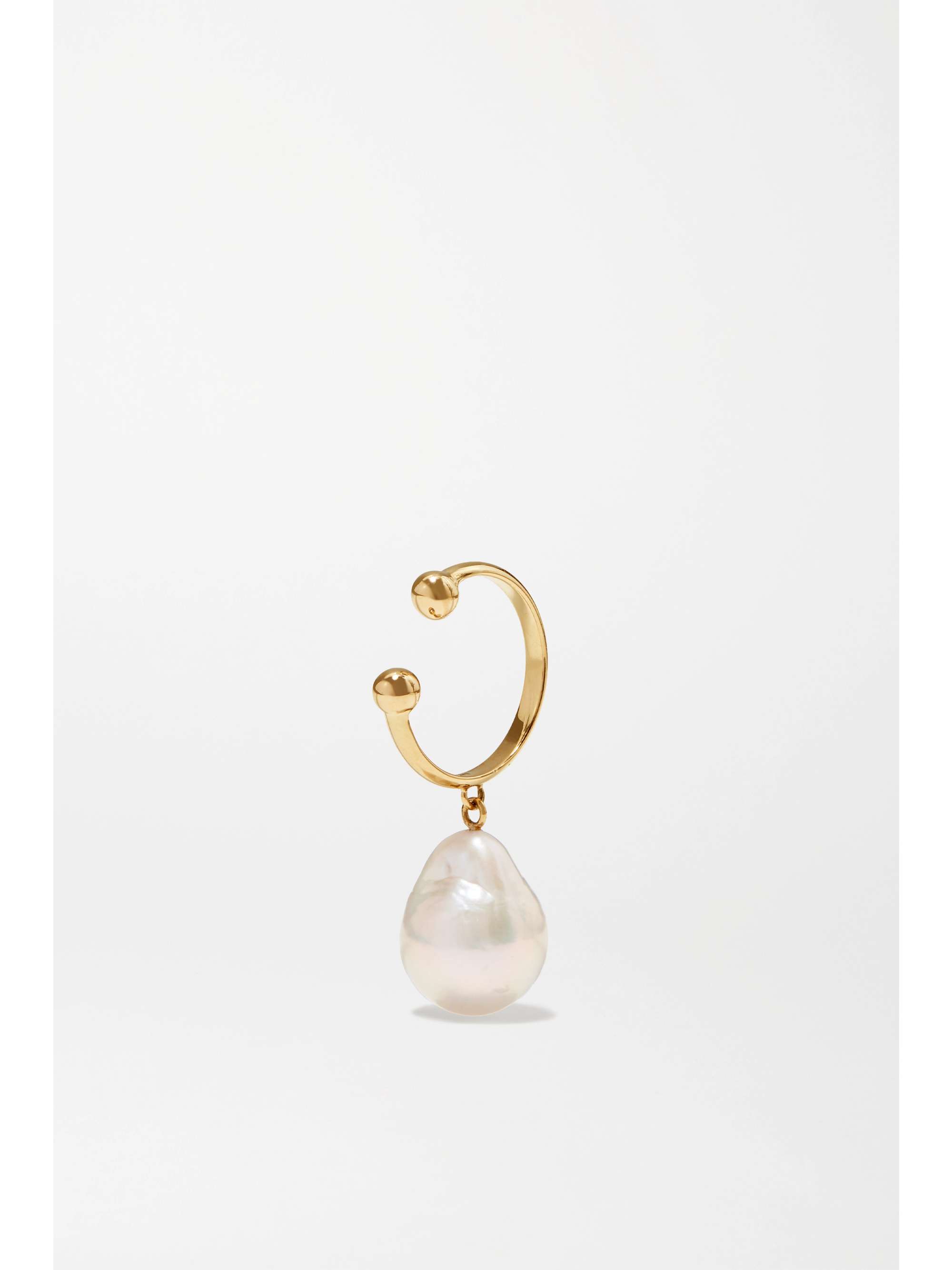 MIZUKI Bijou d'oreille en or 14 carats (585/1000) et perles