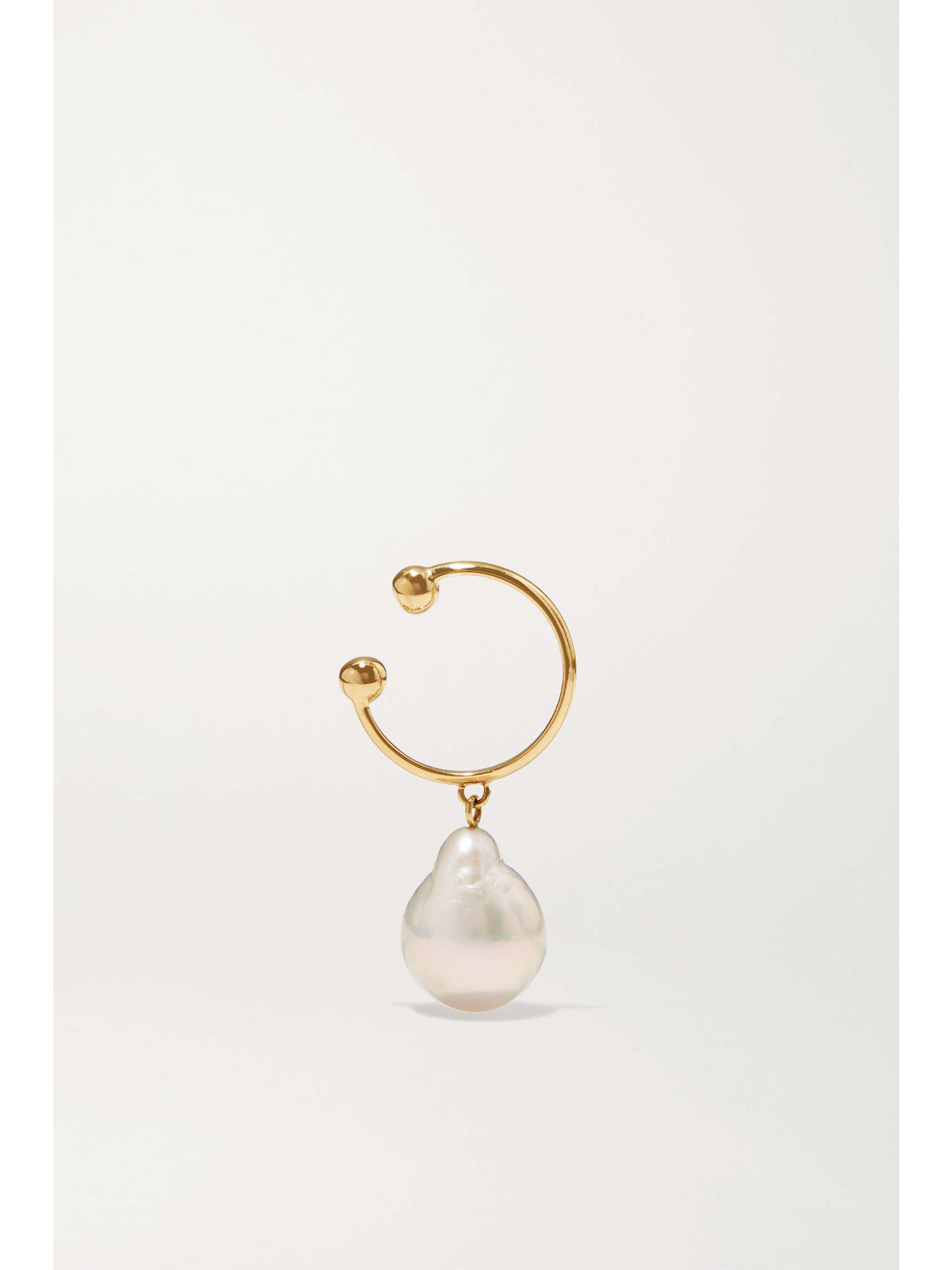 MIZUKI Bijou d'oreille en or 14 carats (585/1000) et perles