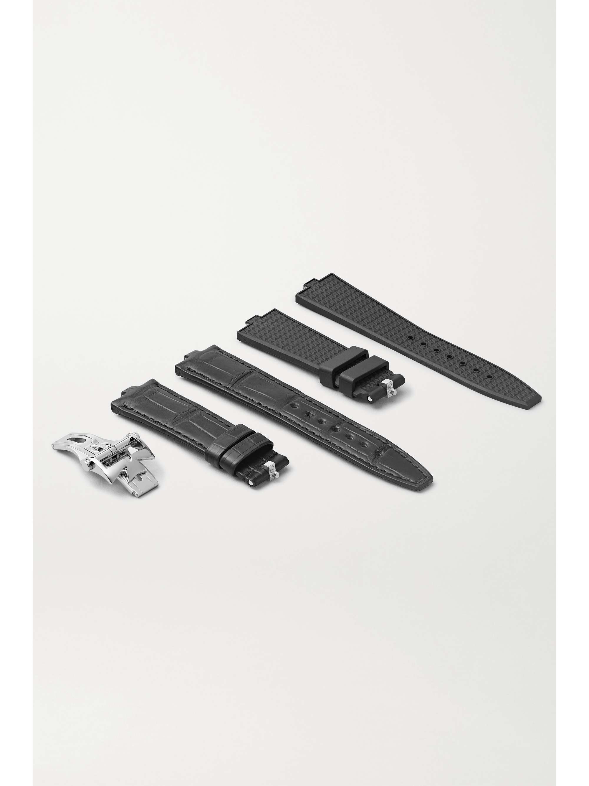 VACHERON CONSTANTIN Montre en acier inoxydable et diamants Overseas 33 mm
