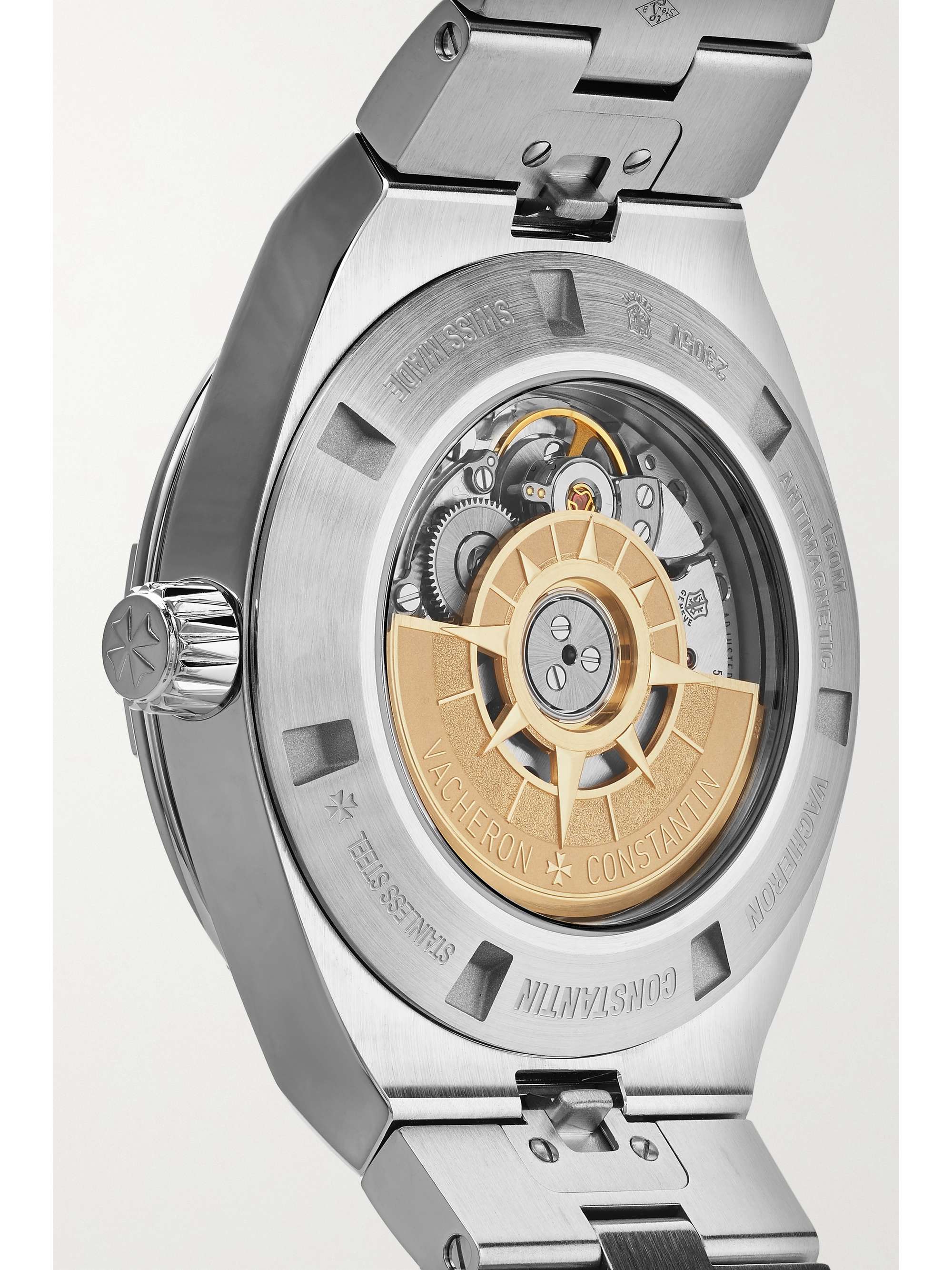 VACHERON CONSTANTIN Overseas Automatic 37mm stainless steel and diamond watch