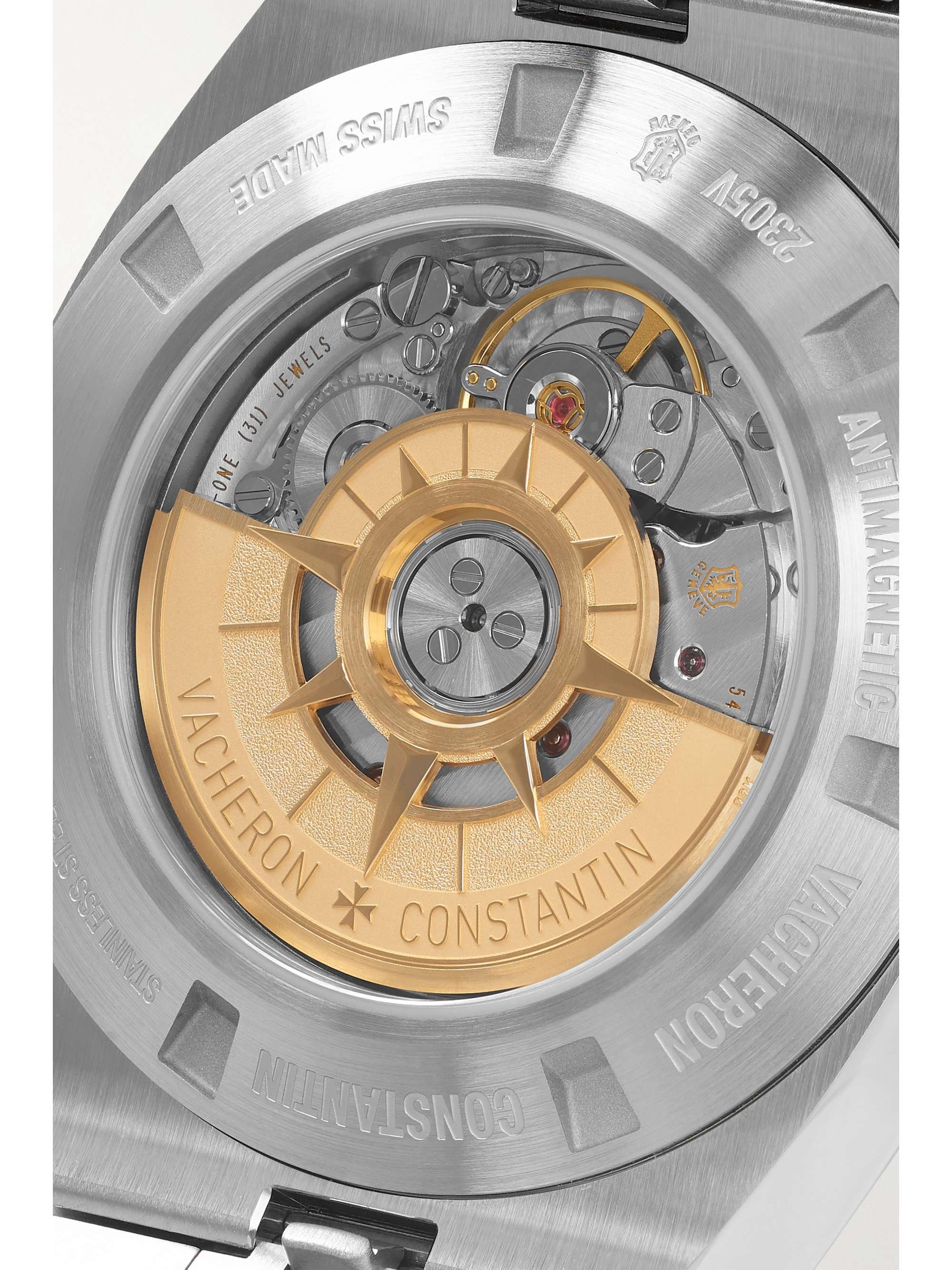 VACHERON CONSTANTIN Overseas Automatic 37mm stainless steel and diamond watch