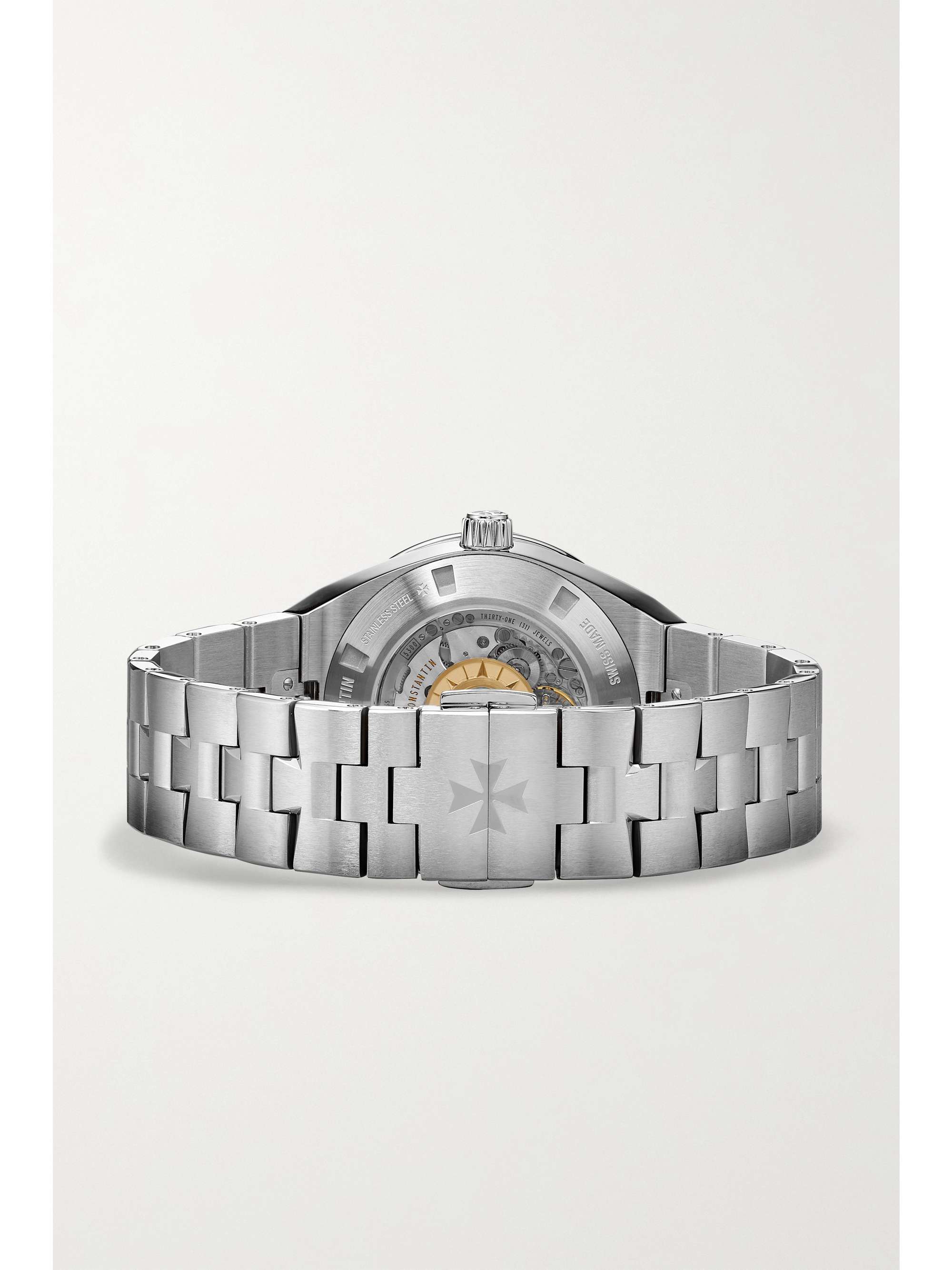 VACHERON CONSTANTIN Overseas Automatic 37mm stainless steel and diamond watch