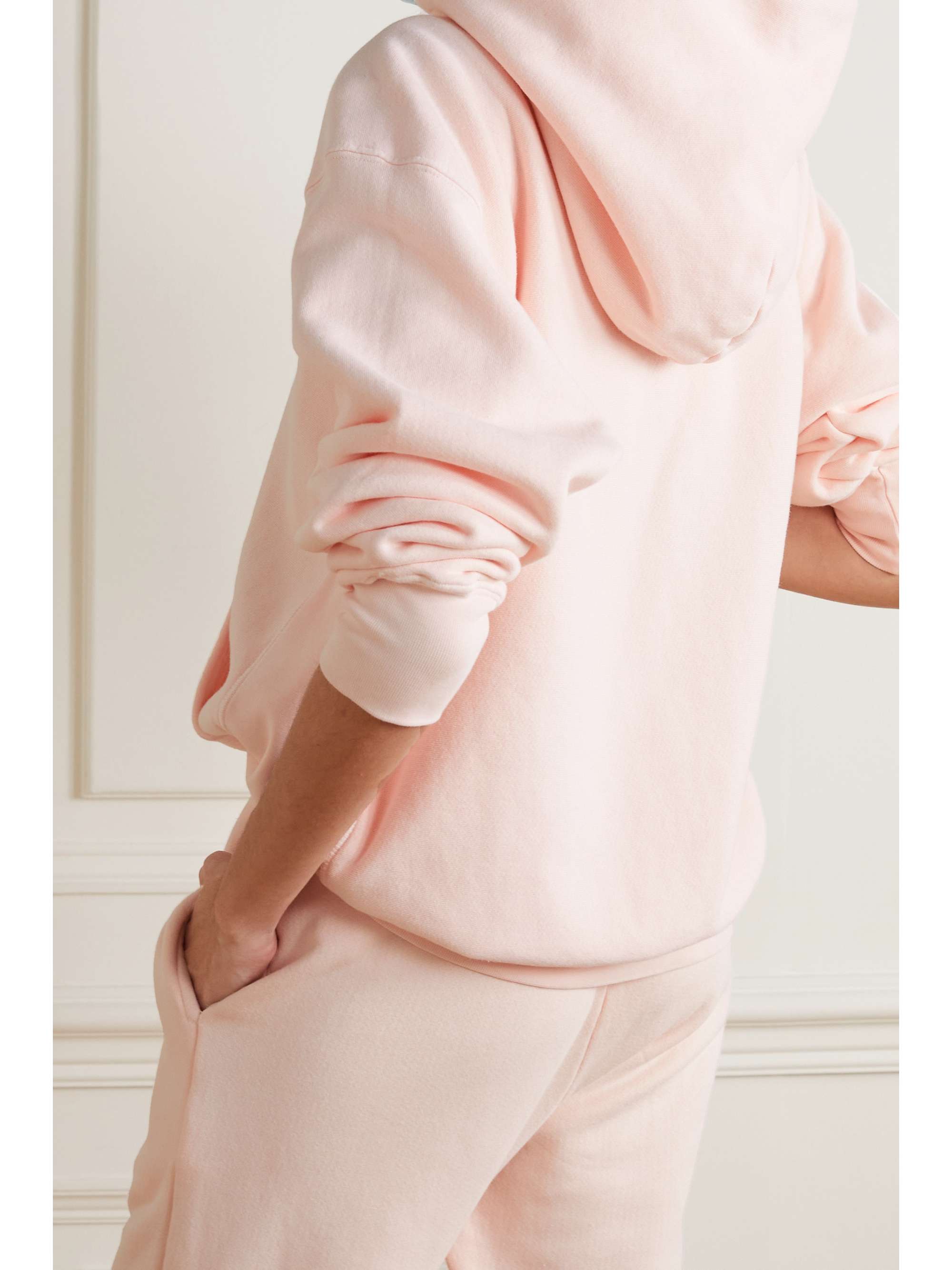 LES TIEN Cotton-jersey hoodie