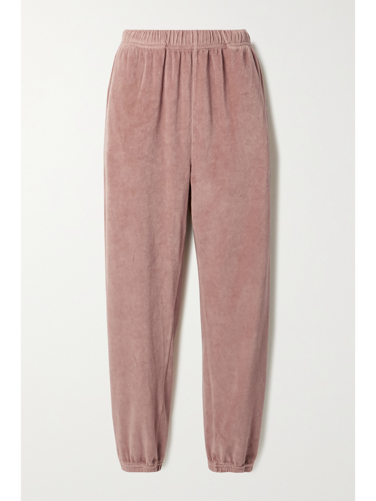Les Tien Cotton-blend Velour Track Pants - Pink