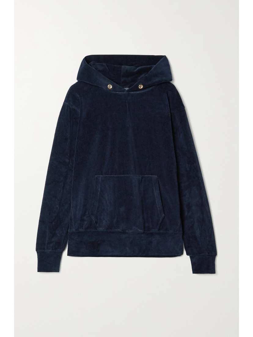 Les Tien Cotton-blend Velour Hoodie