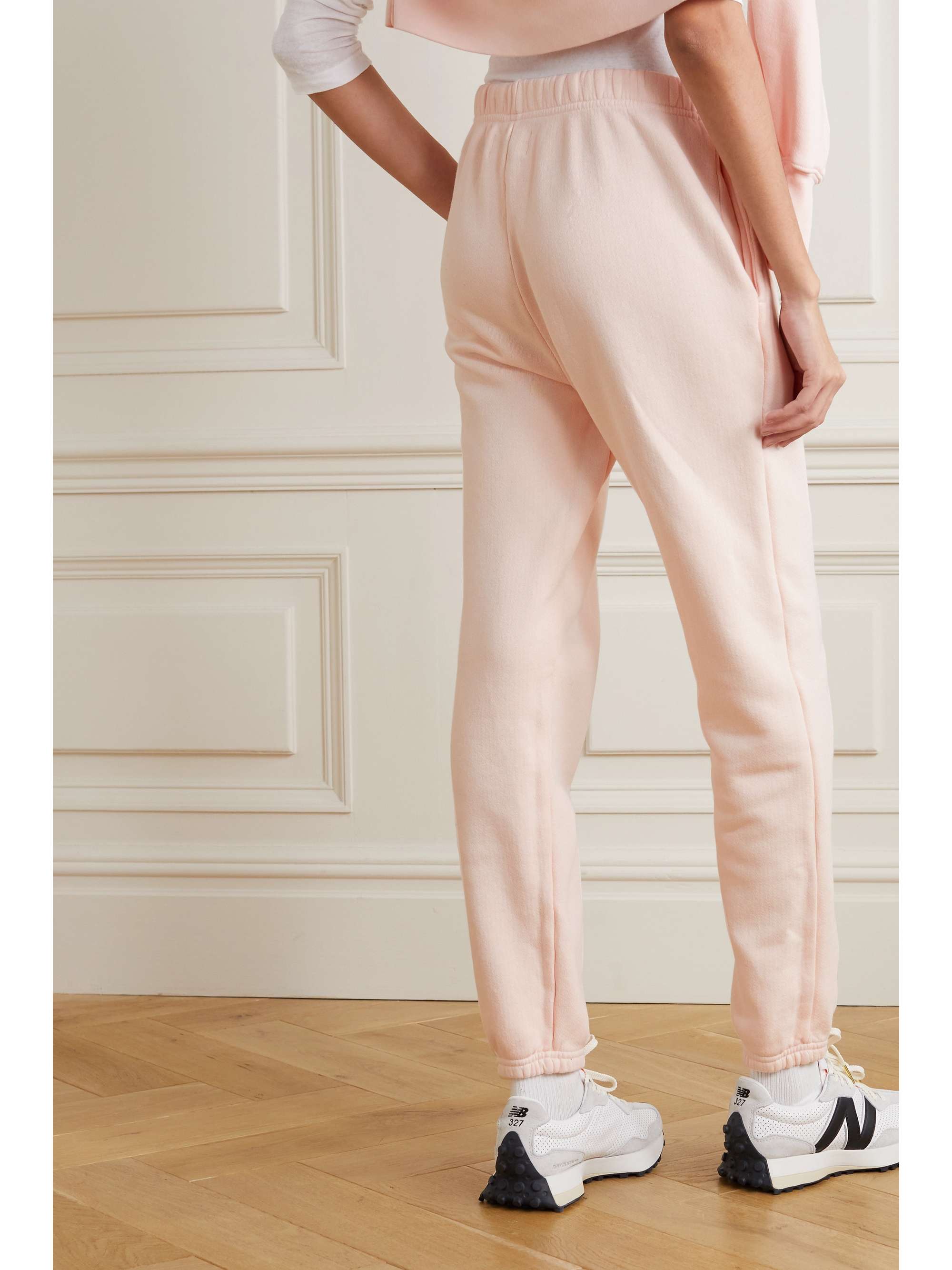 LES TIEN Cotton-jersey track pants