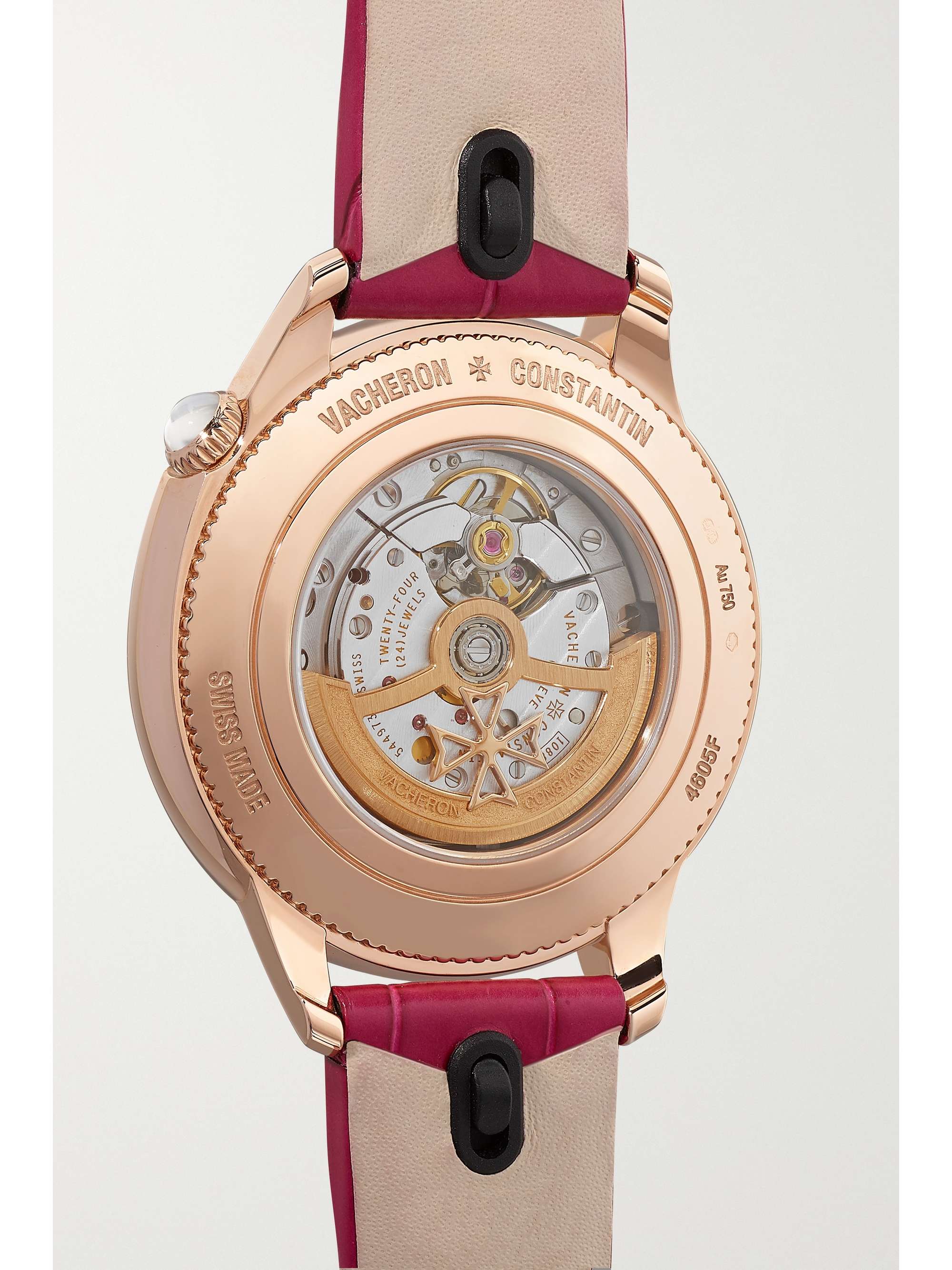 VACHERON CONSTANTIN Egérie Automatic 35 mm Uhr aus 18 Karat Roségold mit Diamanten