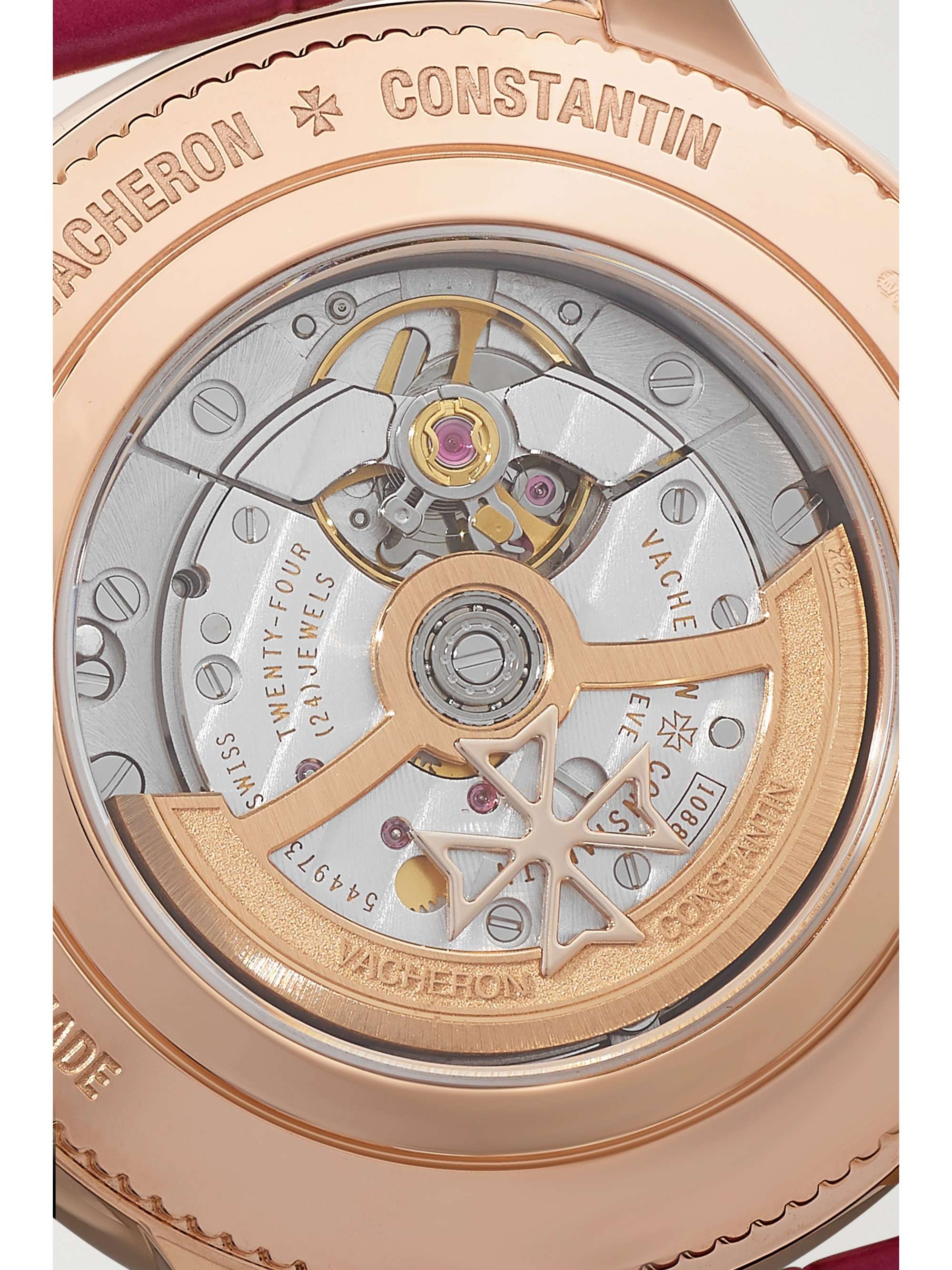 VACHERON CONSTANTIN Egérie Automatic 35 mm Uhr aus 18 Karat Roségold mit Diamanten