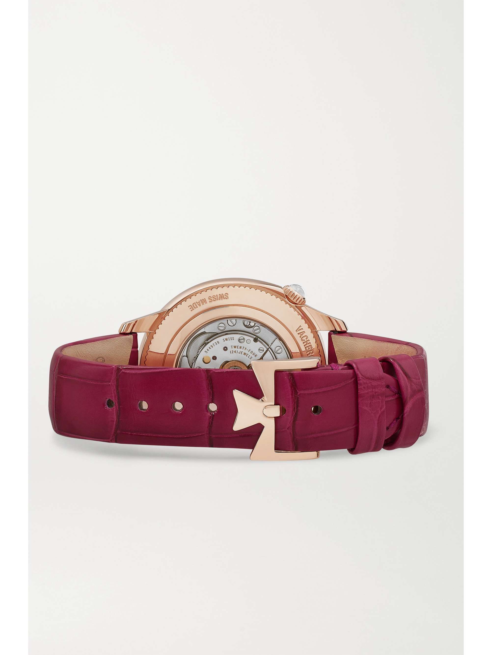 VACHERON CONSTANTIN Egérie Automatic 35 mm Uhr aus 18 Karat Roségold mit Diamanten