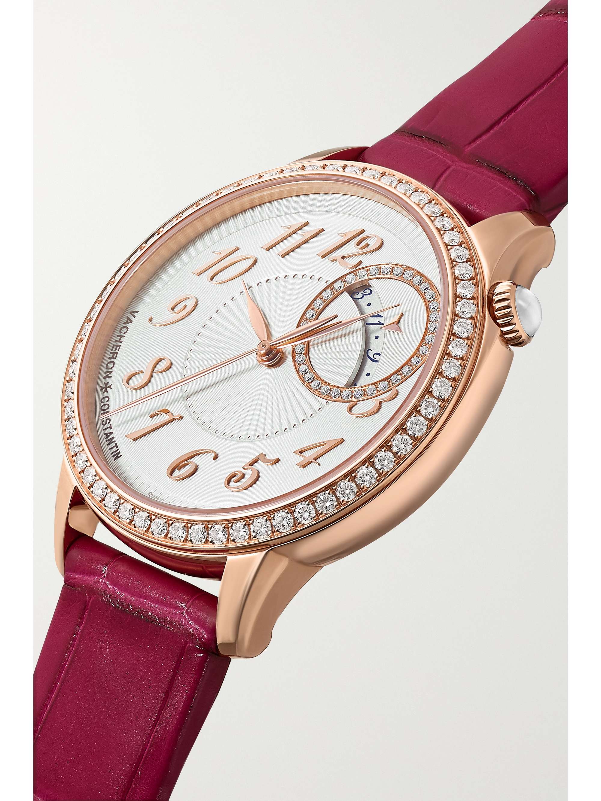 VACHERON CONSTANTIN Egérie Automatic 35 mm Uhr aus 18 Karat Roségold mit Diamanten