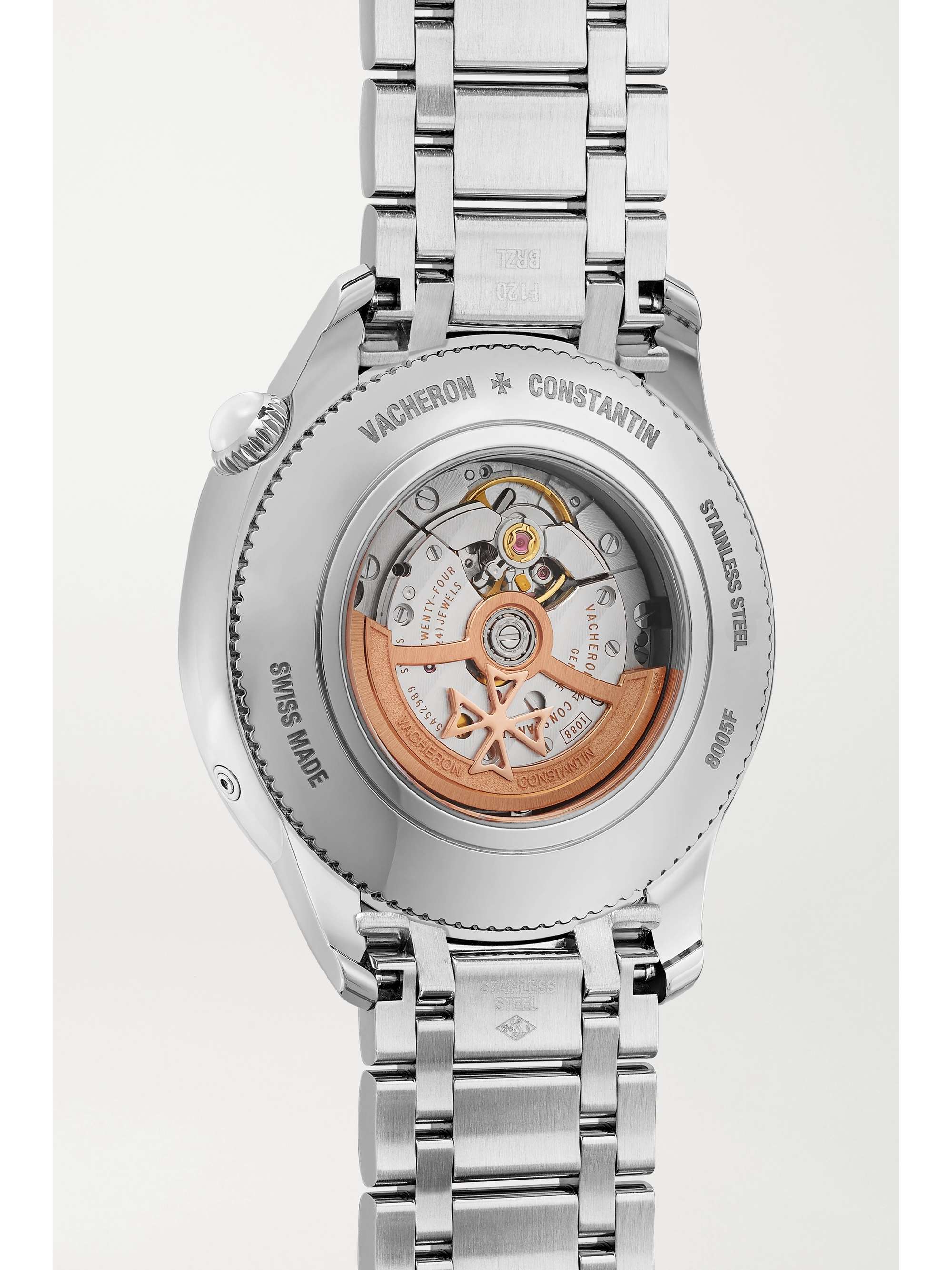 VACHERON CONSTANTIN Egérie Automatic Moon-Phase 37mm 18-karat pink gold and diamond watch
