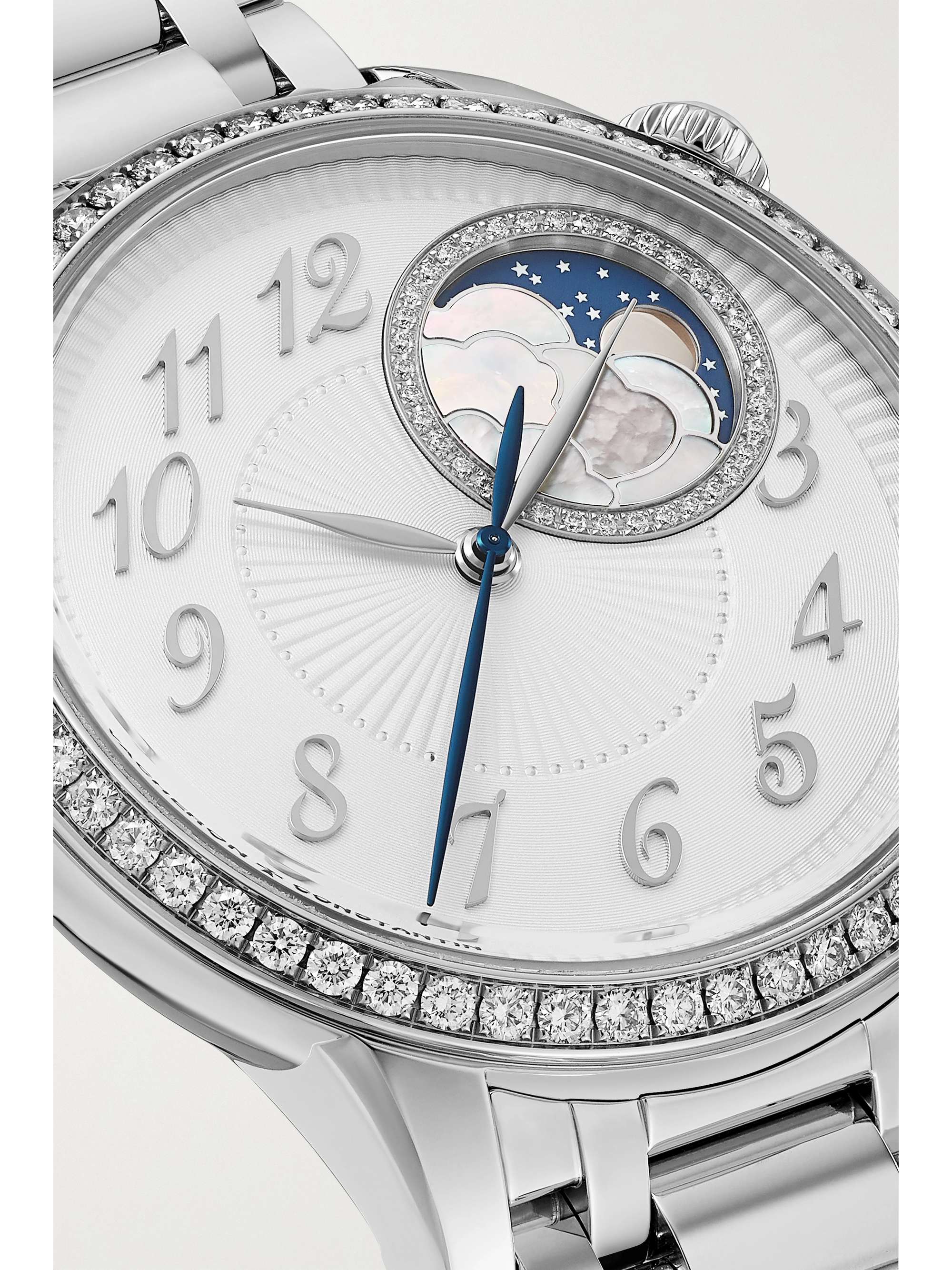 VACHERON CONSTANTIN Egérie Automatic Moon-Phase 37mm 18-karat pink gold and diamond watch
