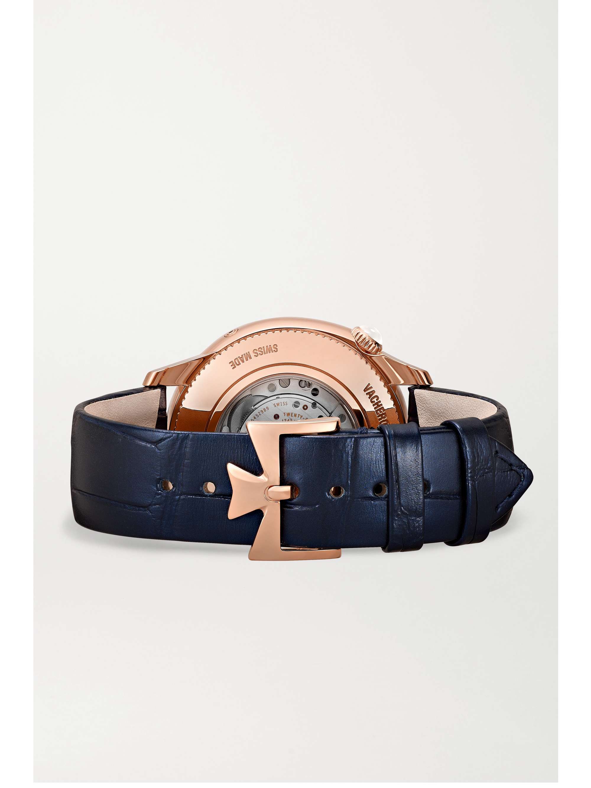 VACHERON CONSTANTIN Egérie Automatic Moon-Phase 37mm 18-karat pink gold and diamond watch