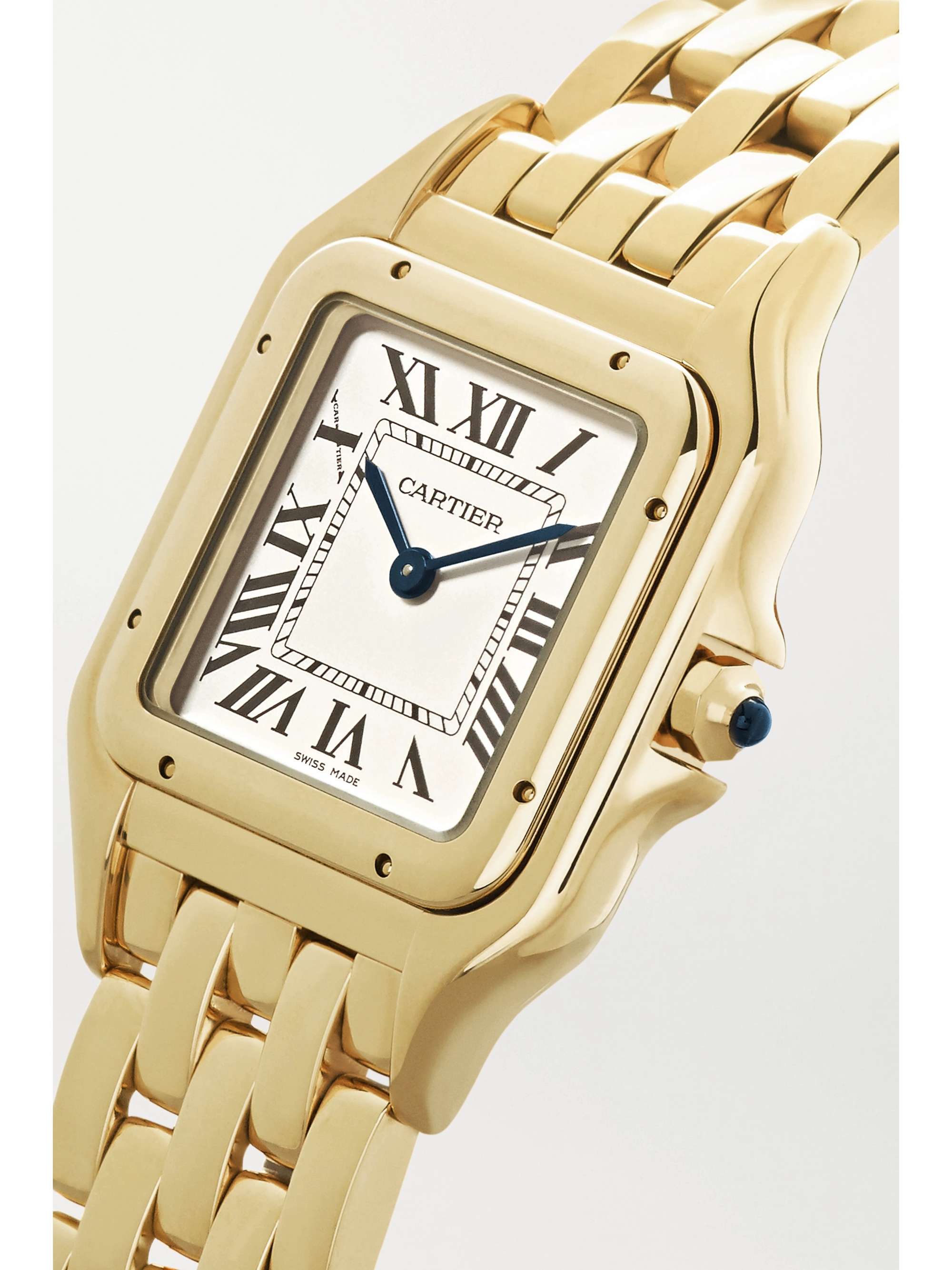 CARTIER Panthère de Cartier mittelgroße 27 mm Uhr aus 18 Karat Gold