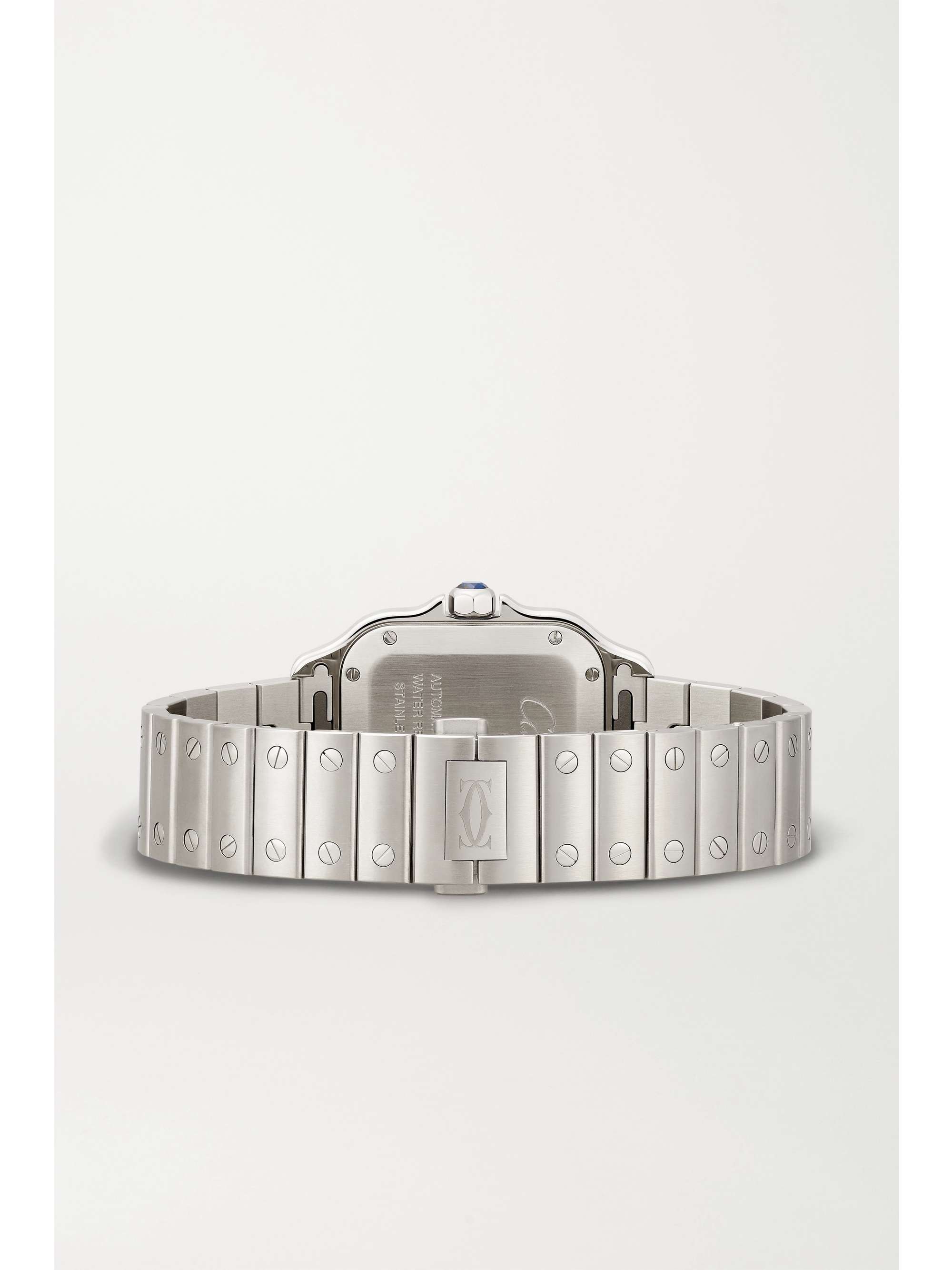 CARTIER Santos de Cartier Automatic 35mm medium stainless steel and 18-karat gold watch