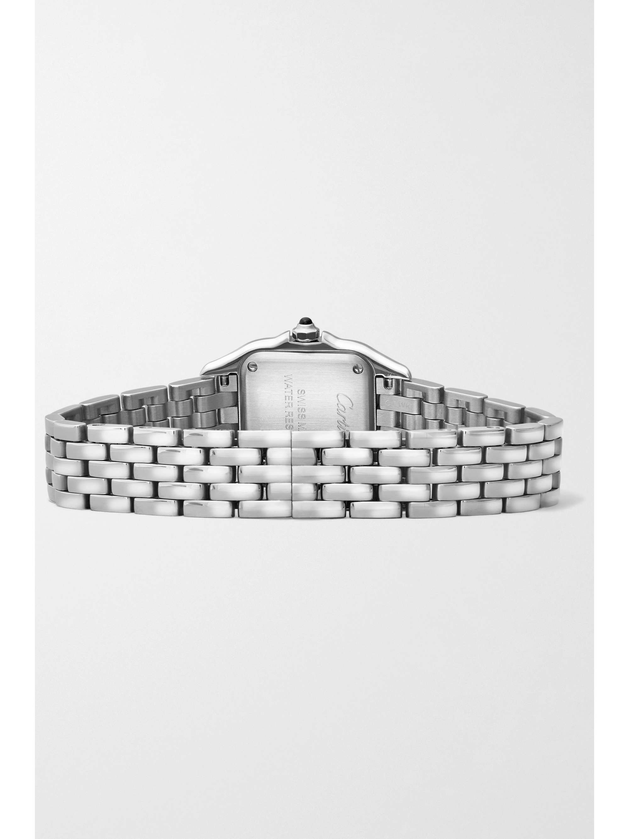 CARTIER Montre en or rose 18 carats (750/1000) et diamants Panthère de Cartier Small, 22 mm