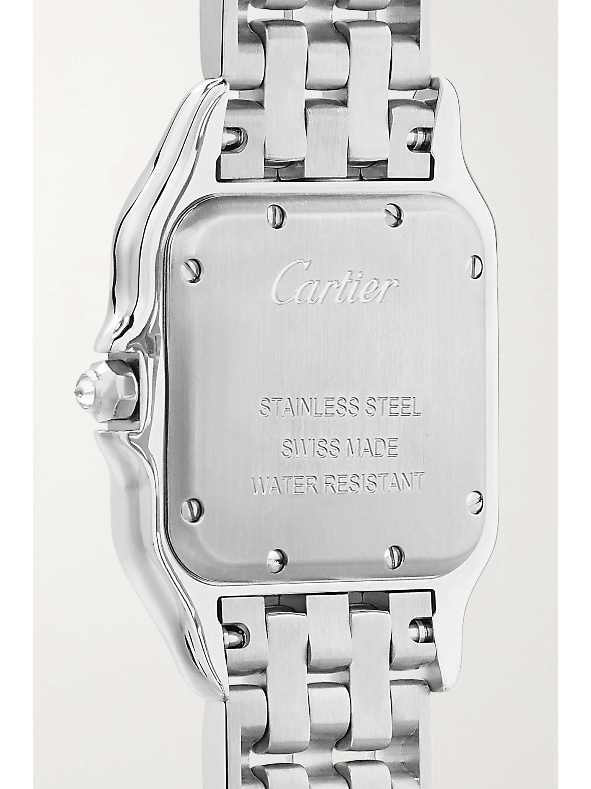 CARTIER Panthère de Cartier 22mm small 18-karat pink gold diamond watch