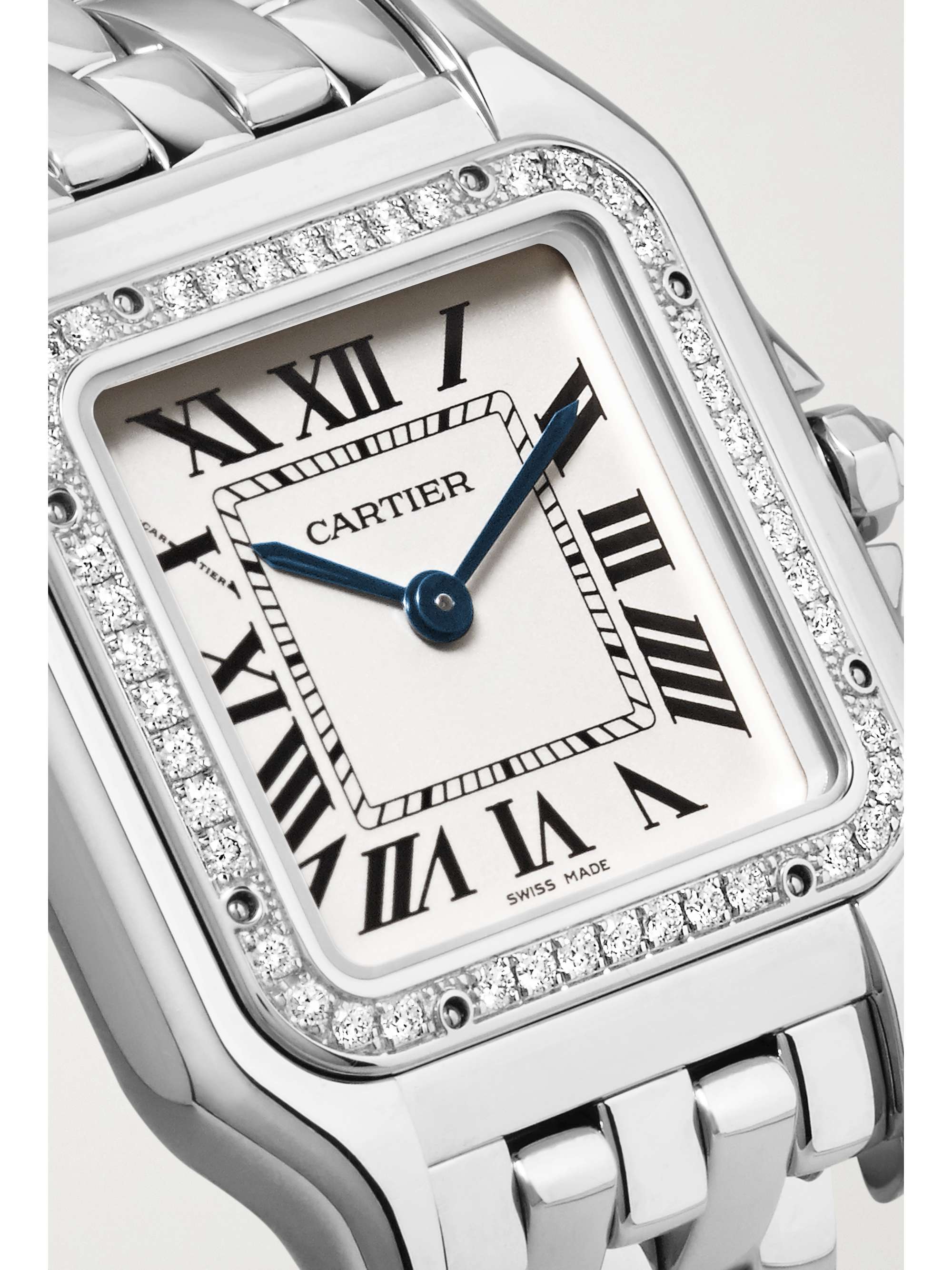 CARTIER Panthère de Cartier 22mm small 18-karat pink gold diamond watch