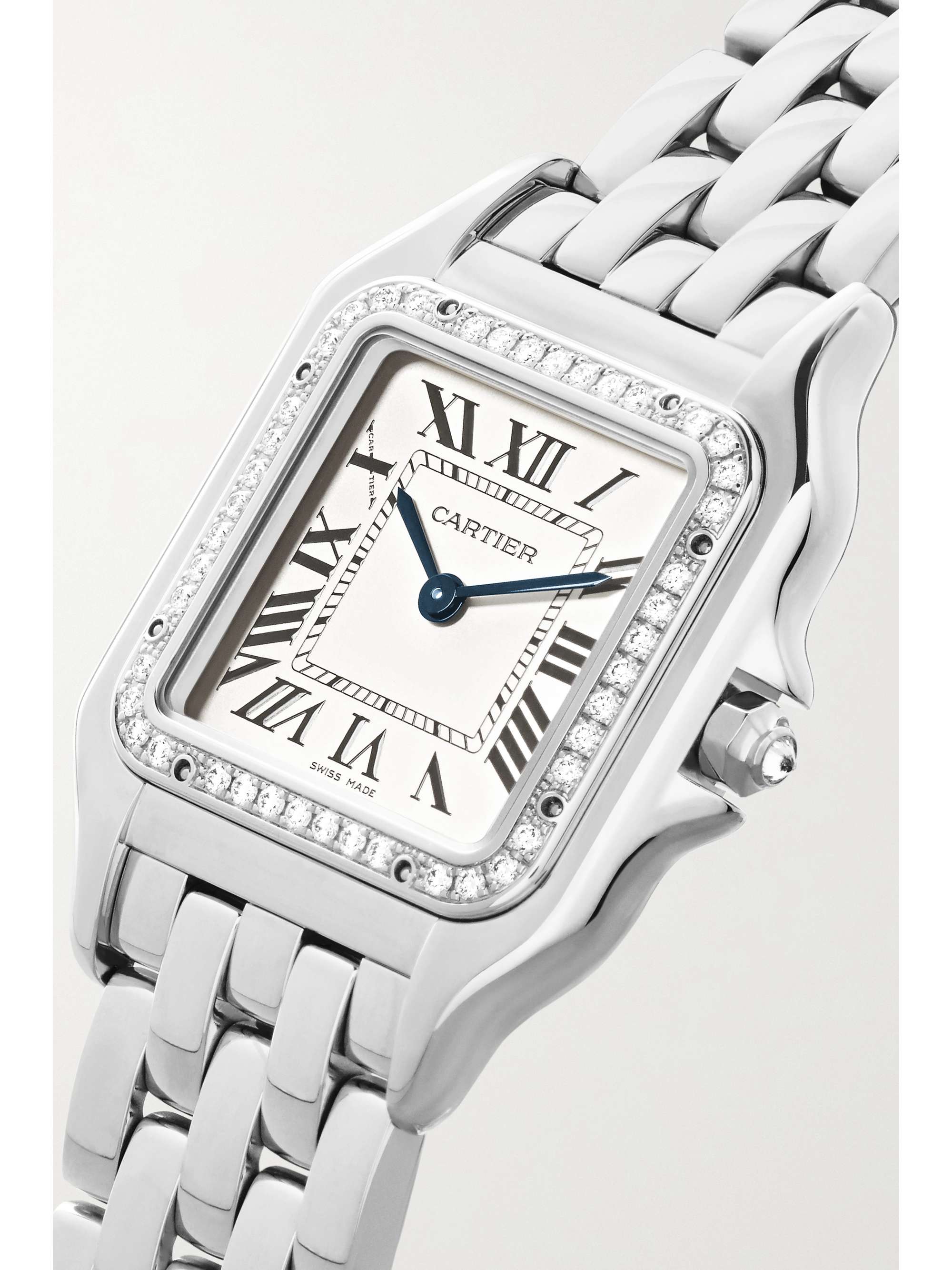CARTIER Panthère de Cartier 22mm small 18-karat pink gold diamond watch