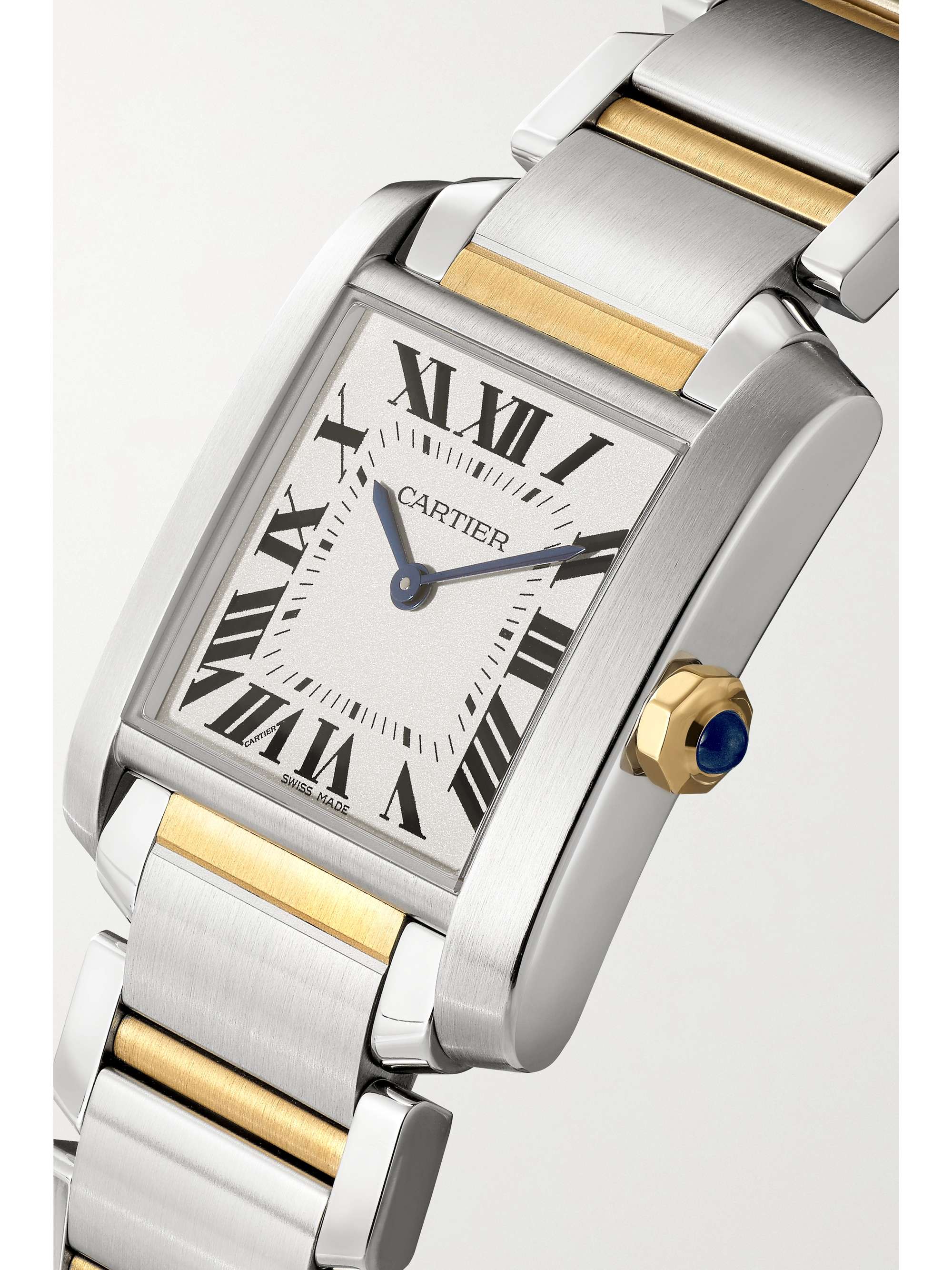 CARTIER Tank Française 25.05mm medium 18karat gold and stainless steel