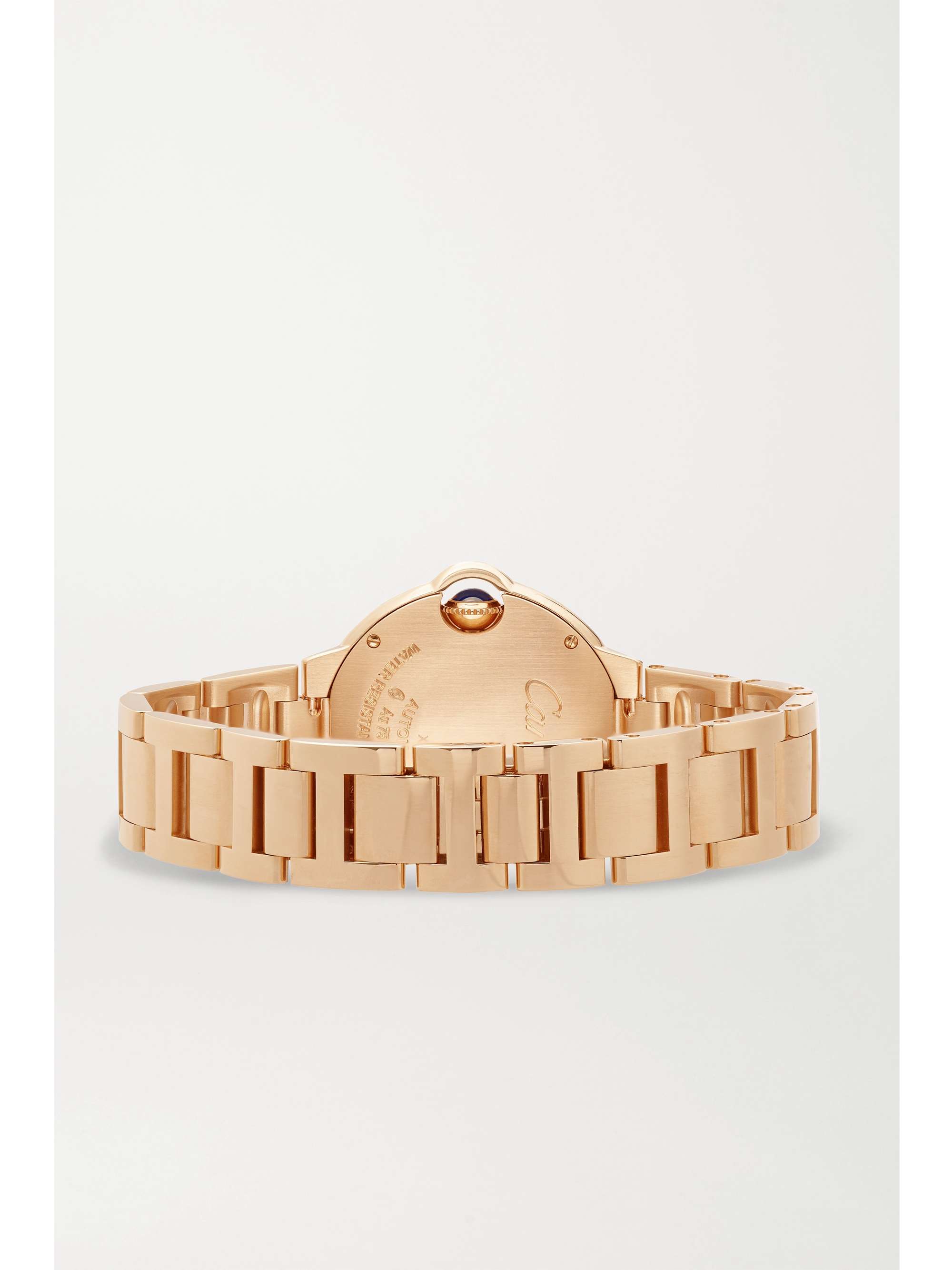 CARTIER Ballon Bleu de Cartier 33mm 18-karat pink gold and diamond  