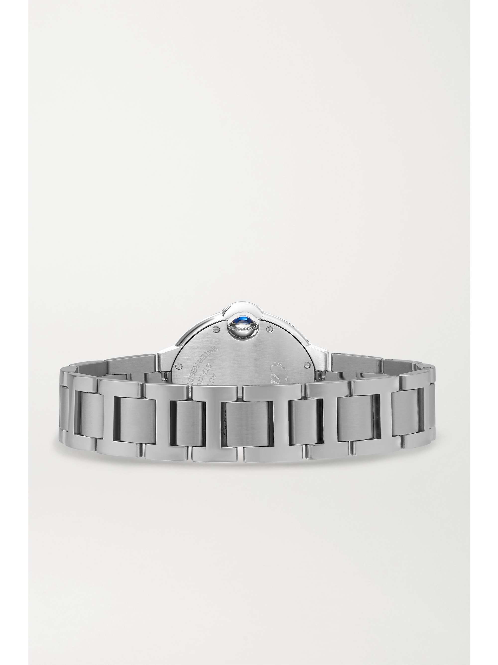 CARTIER Ballon Bleu de Cartier Automatic 33mm stainless steel and diamond watch