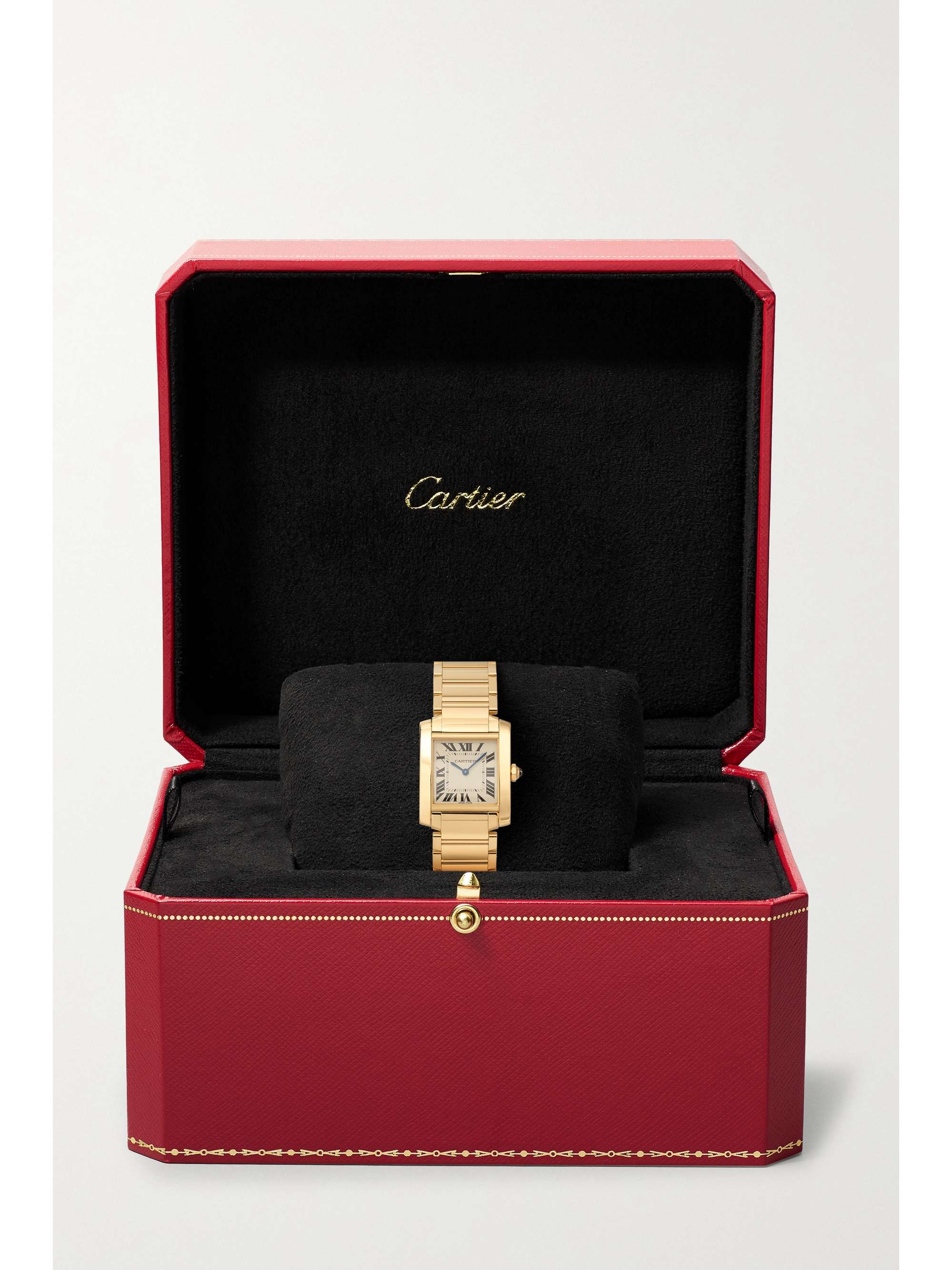 CARTIER Tank Française 30mm medium 18-karat gold watch
