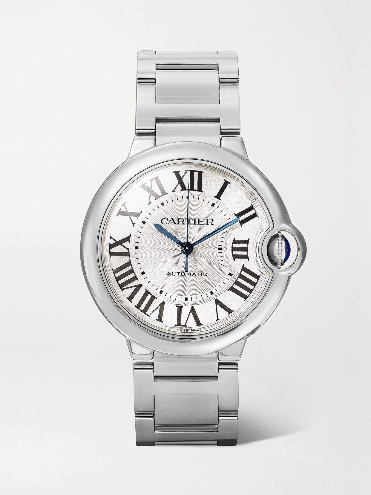 Cartier - Ballon Bleu De Cartier Automatic 36.6mm Stainless Steel Watch - Silver