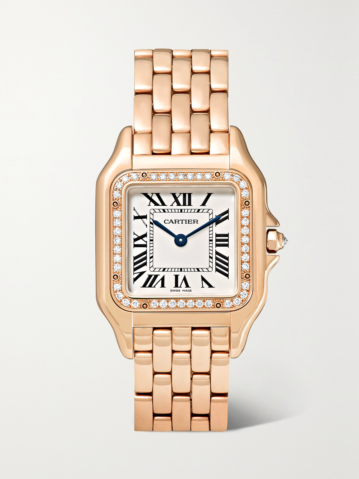 Cartier Panthère De  Medium 27mm 18-karat Pink Gold And Diamond Watch