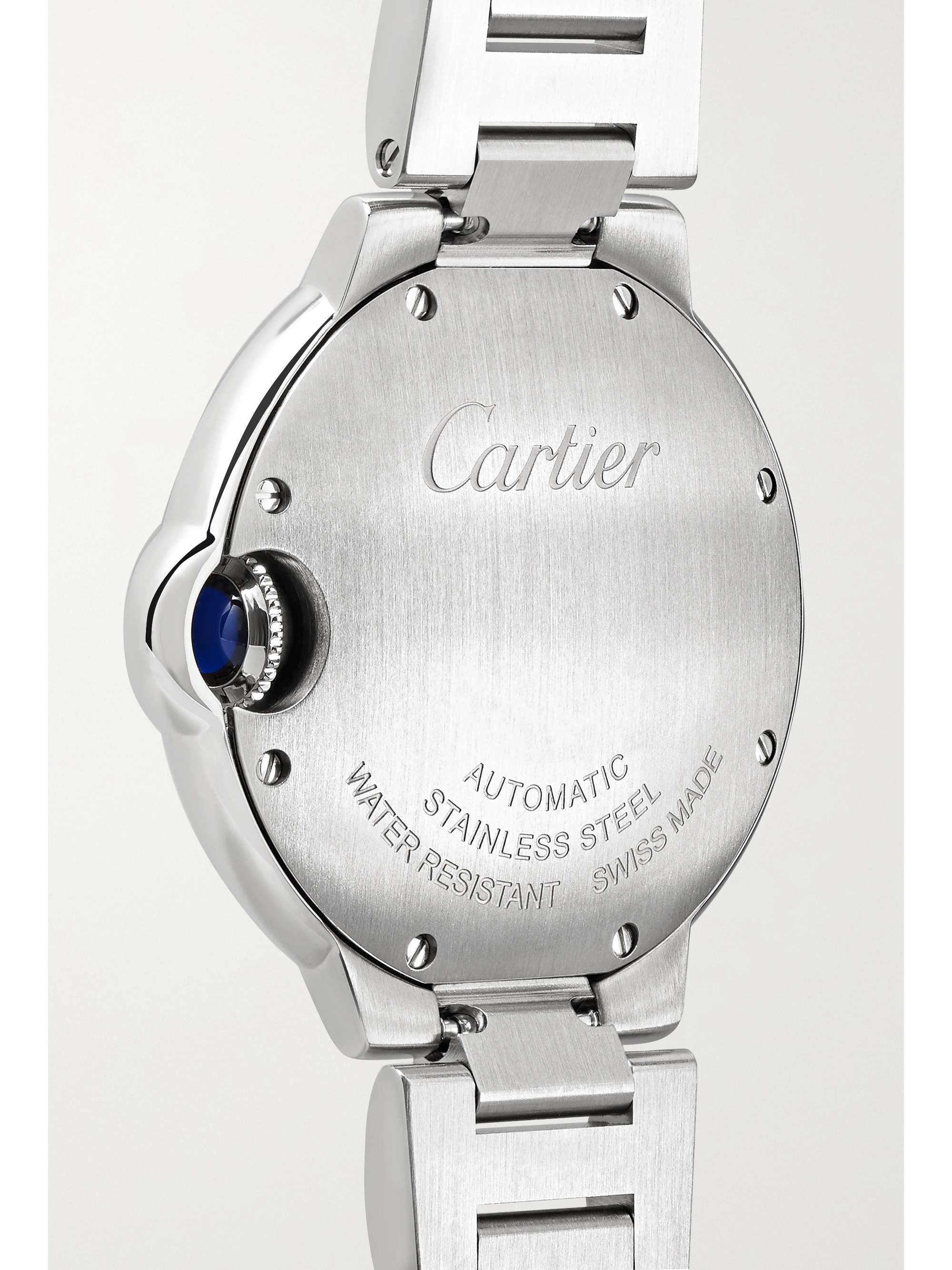 CARTIER Ballon Bleu de Cartier Automatic 33mm stainless steel and diamond watch