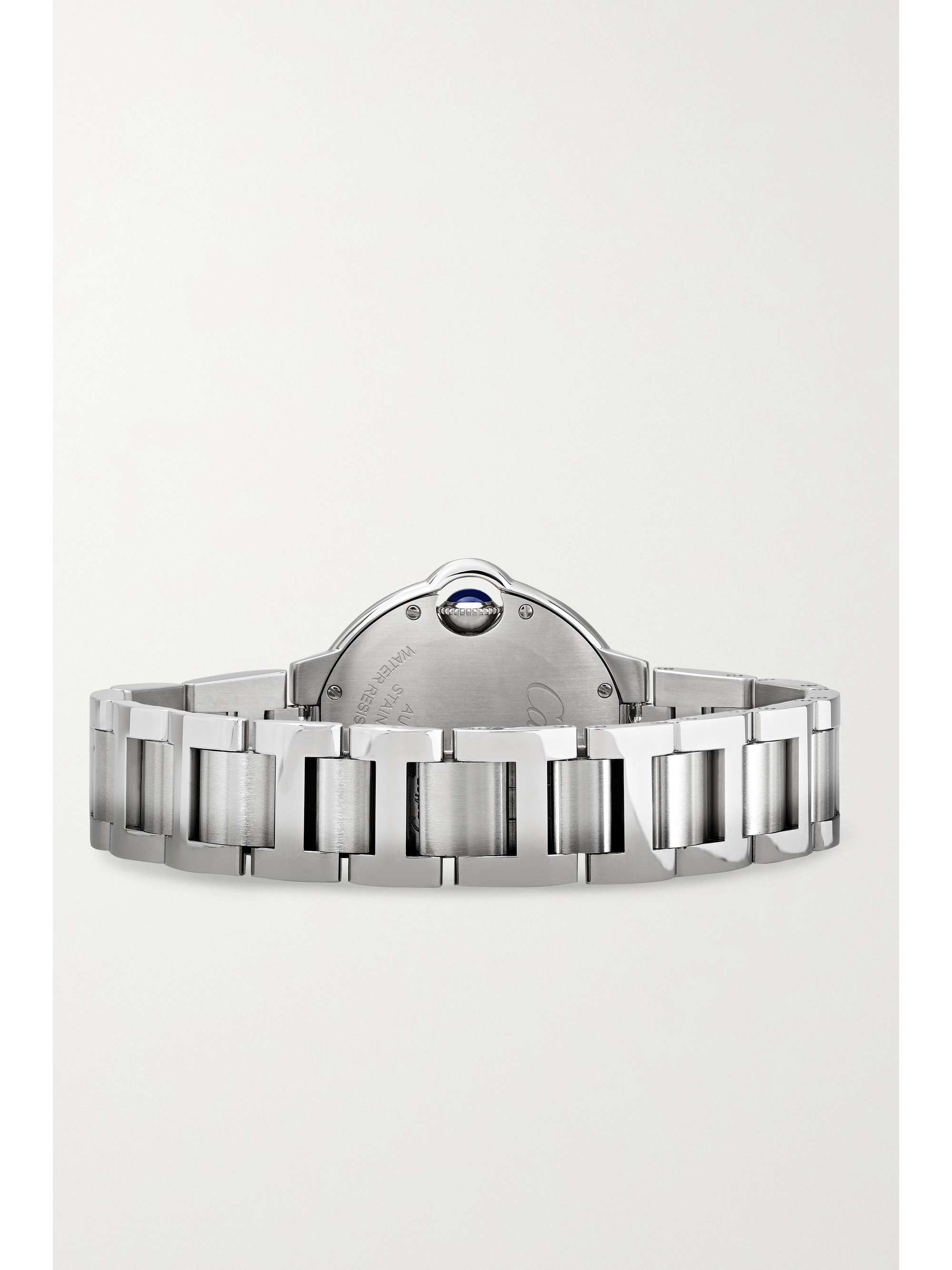 CARTIER Ballon Bleu de Cartier Automatic 33mm stainless steel and diamond watch