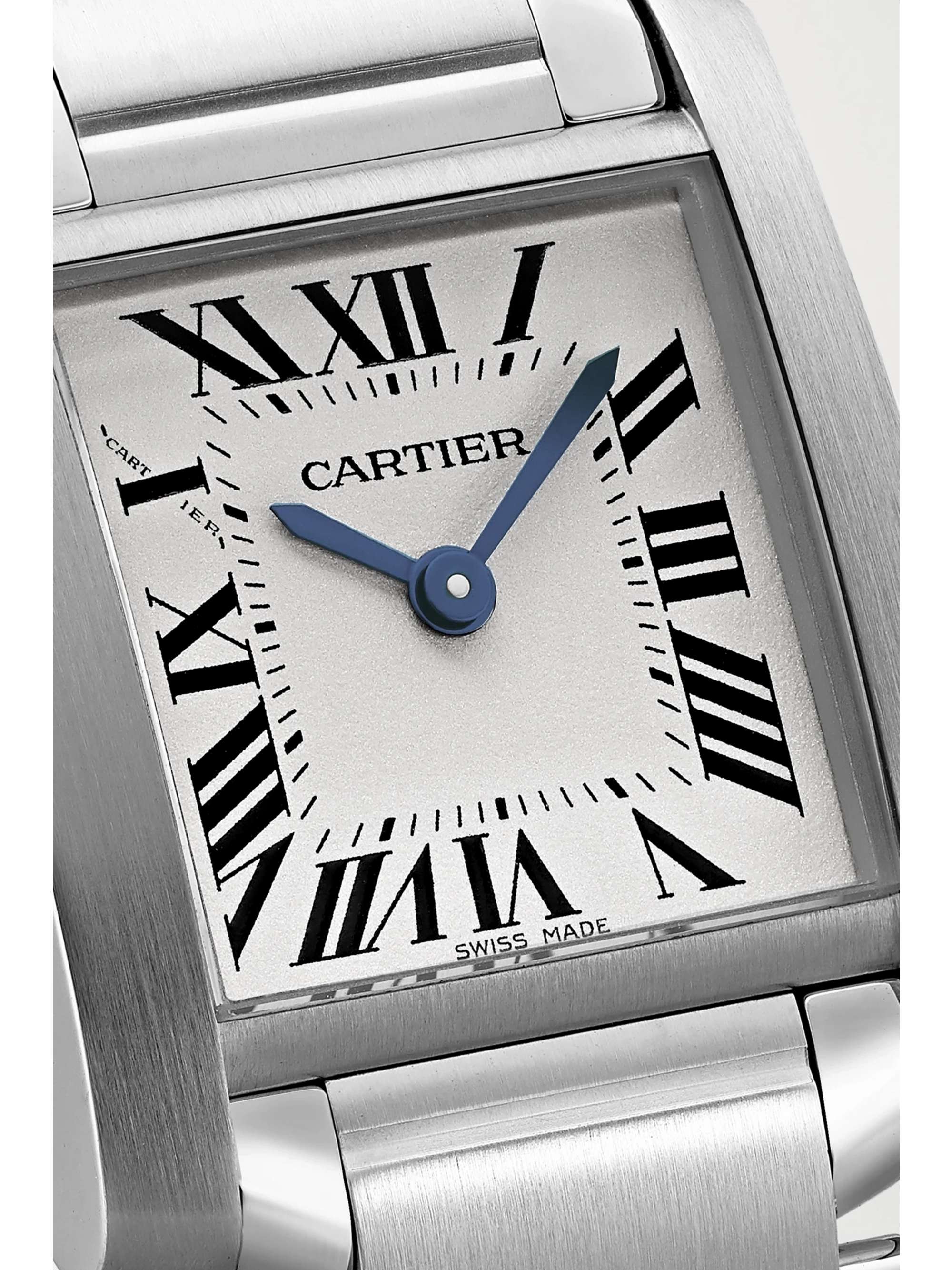 CARTIER Tank Française 20mm small stainless steel watch