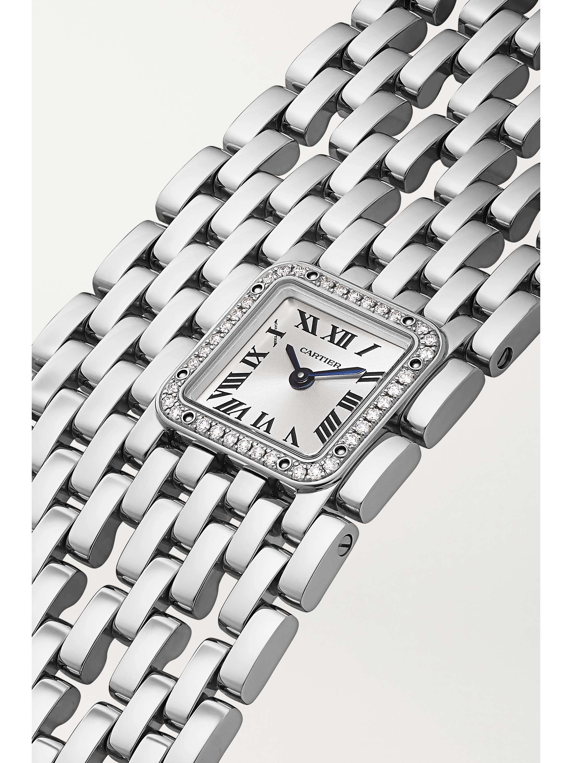 CARTIER Panthère de Cartier Manchette 22mm 18-karat gold and lacquer watch