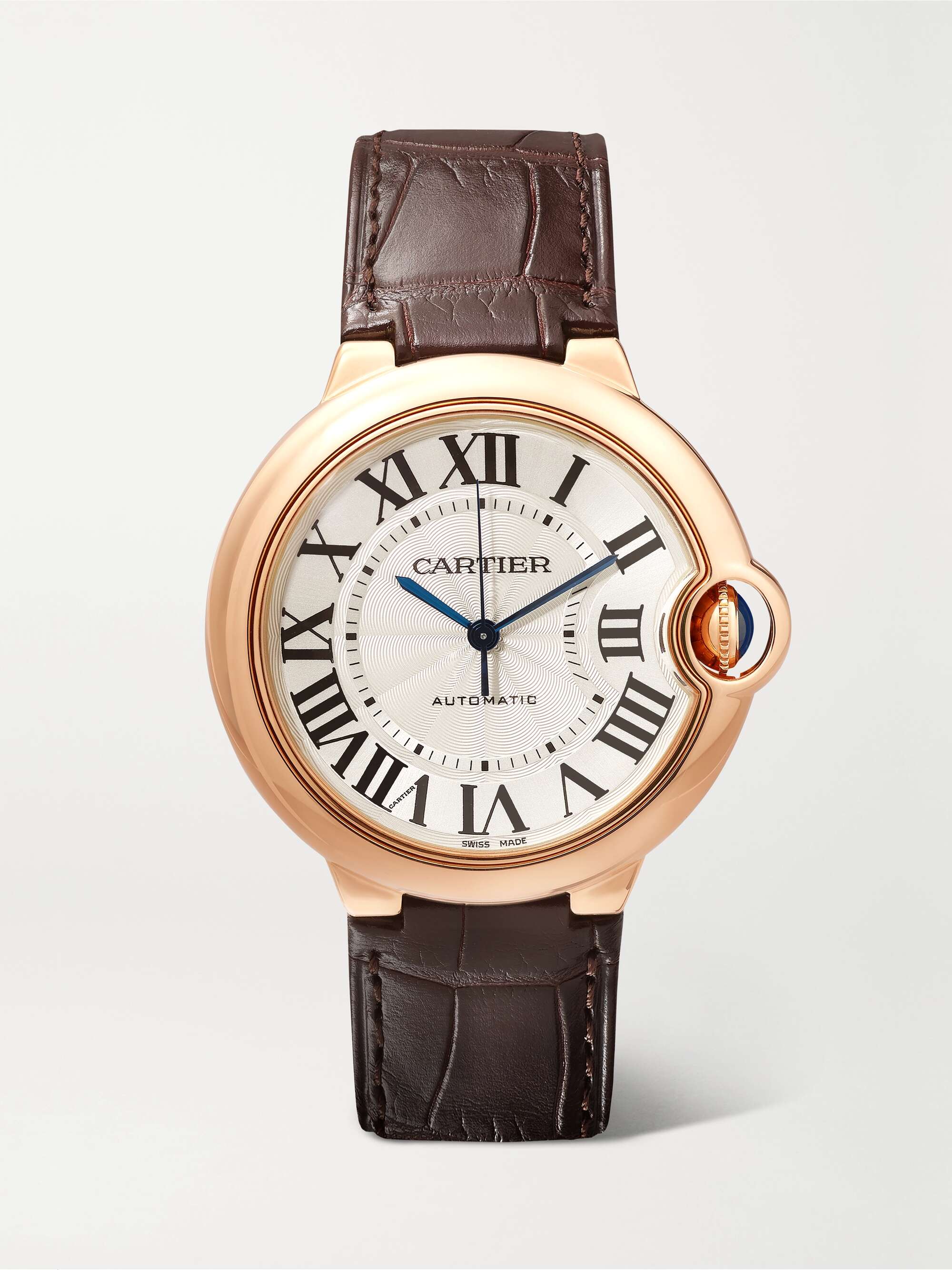 CARTIER Ballon Bleu de Cartier Automatic 36mm 18-karat rose gold and ...