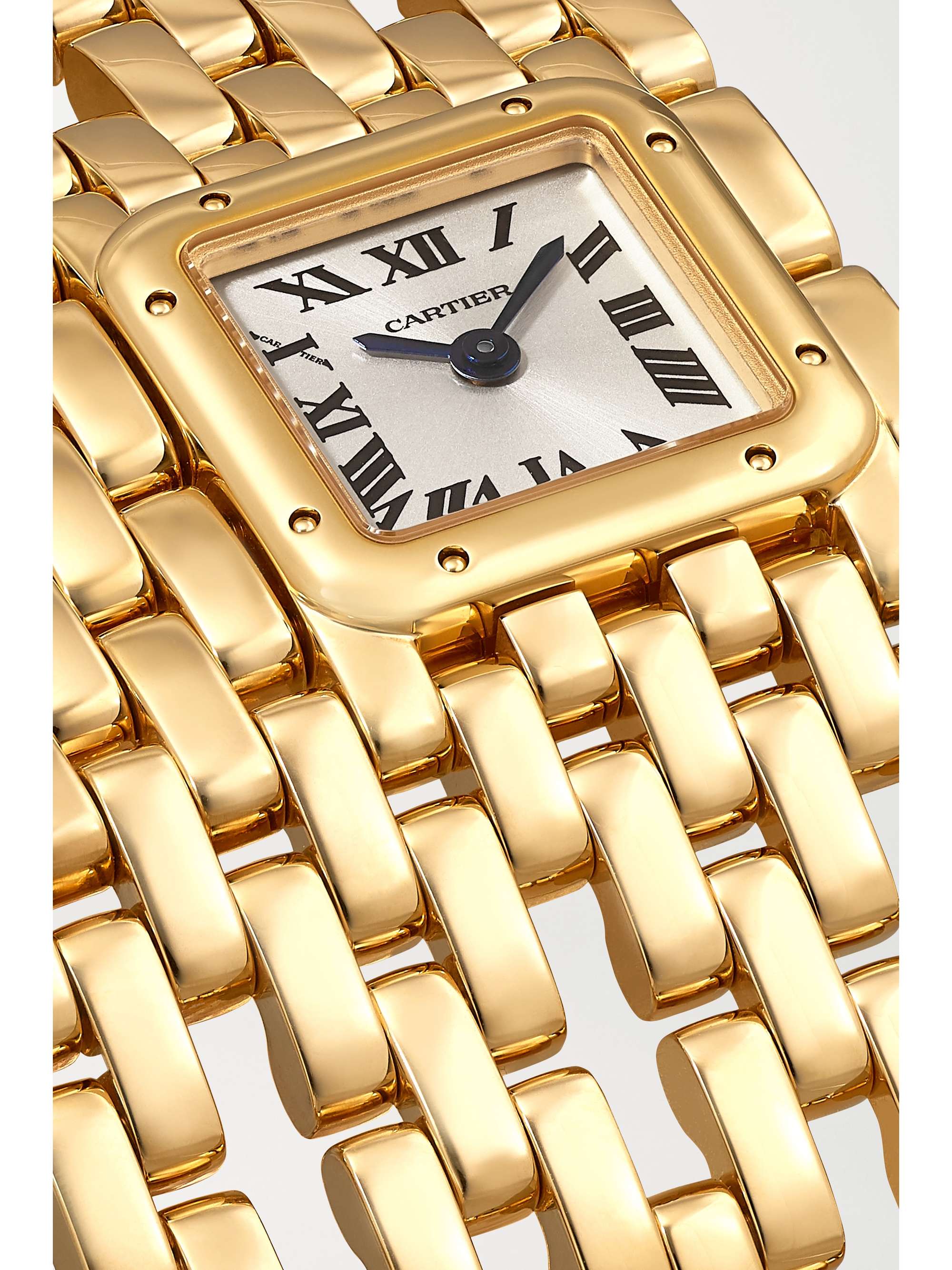CARTIER Panthère de Cartier Manchette 22mm 18-karat gold and lacquer watch