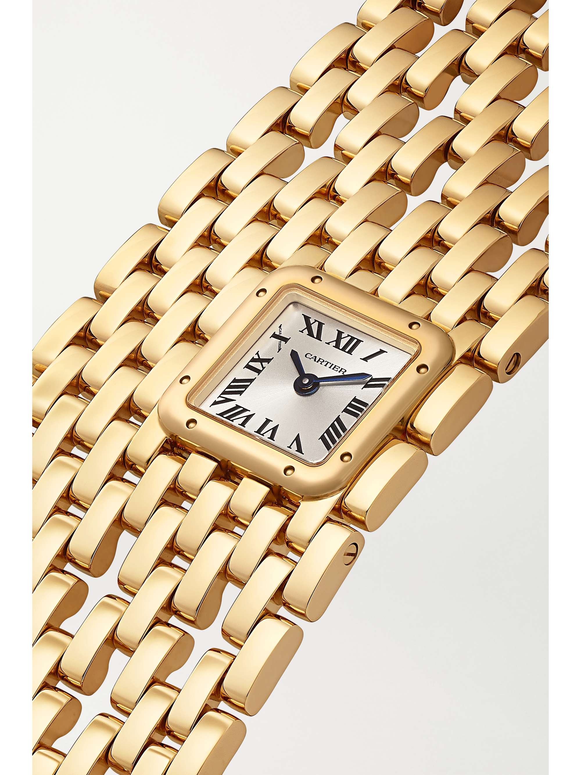 CARTIER Panthère de Cartier Manchette 22mm 18-karat gold and lacquer watch