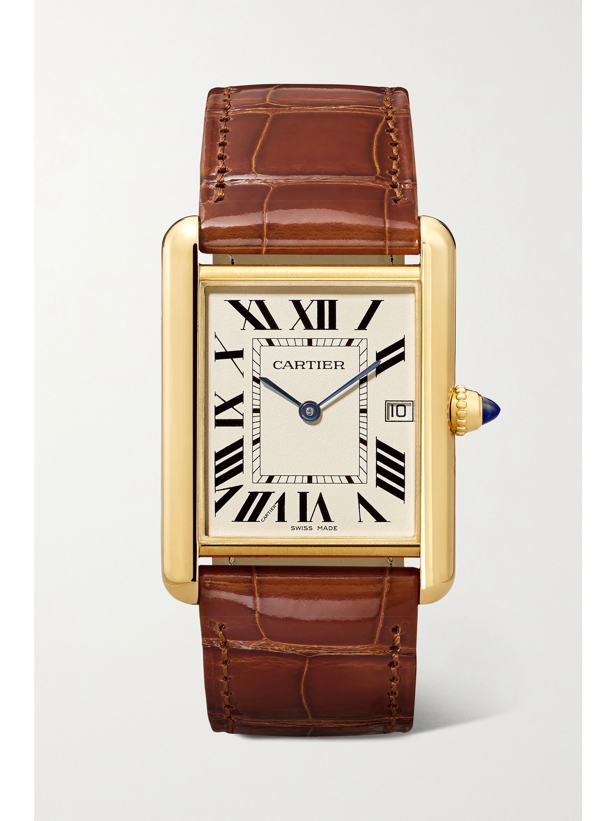 cartier gold tank