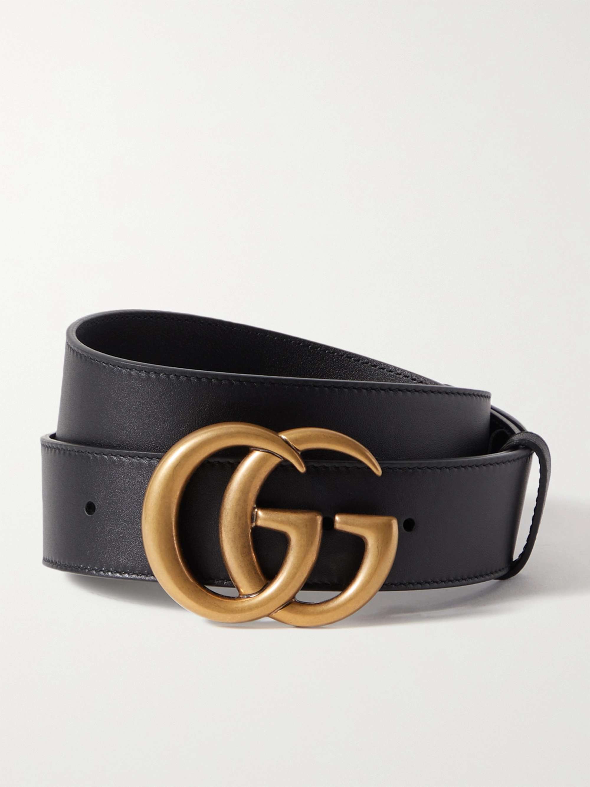 Gucci Leather GG Belt