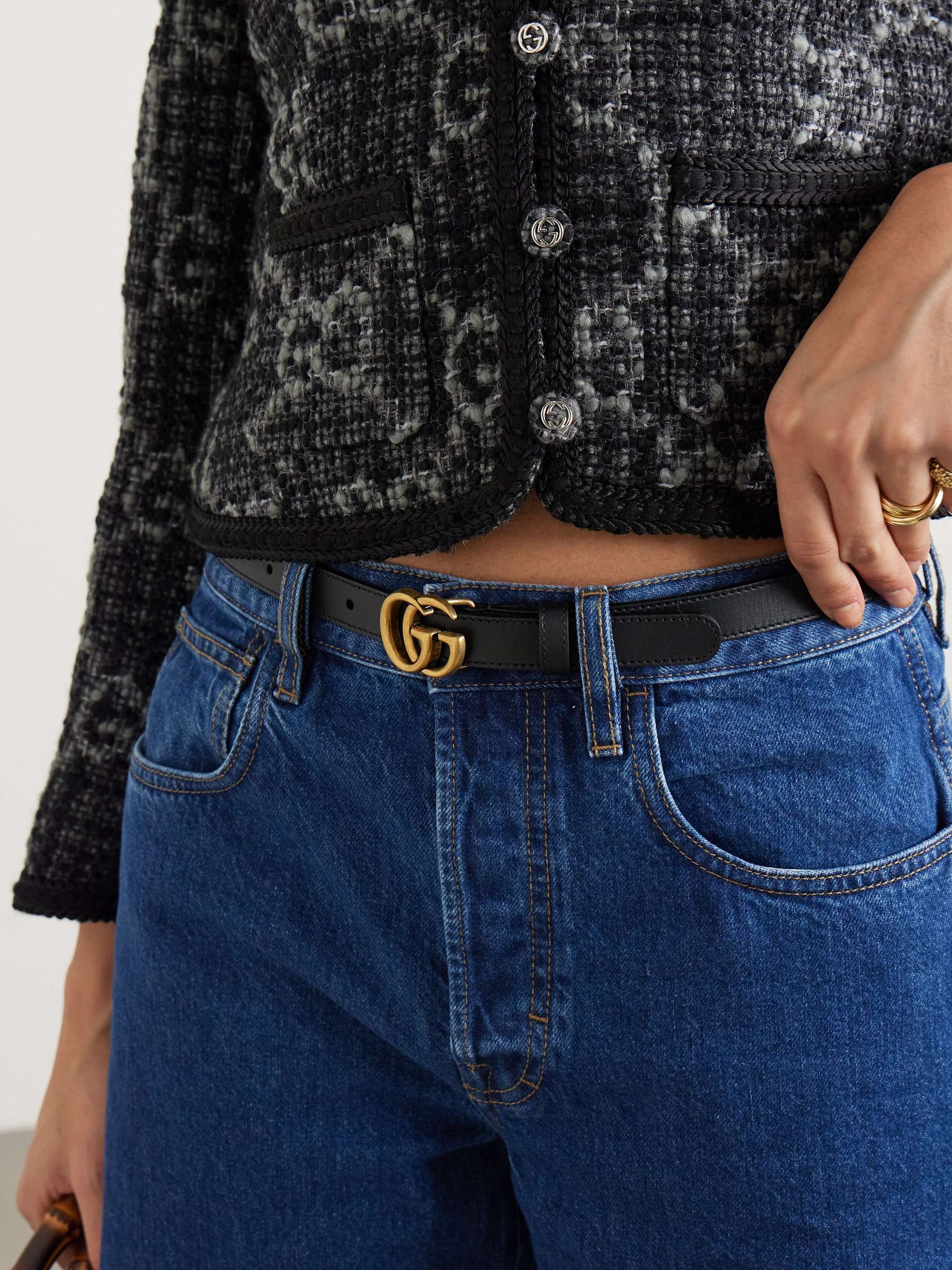 GUCCI Leather belt | NET-A-PORTER