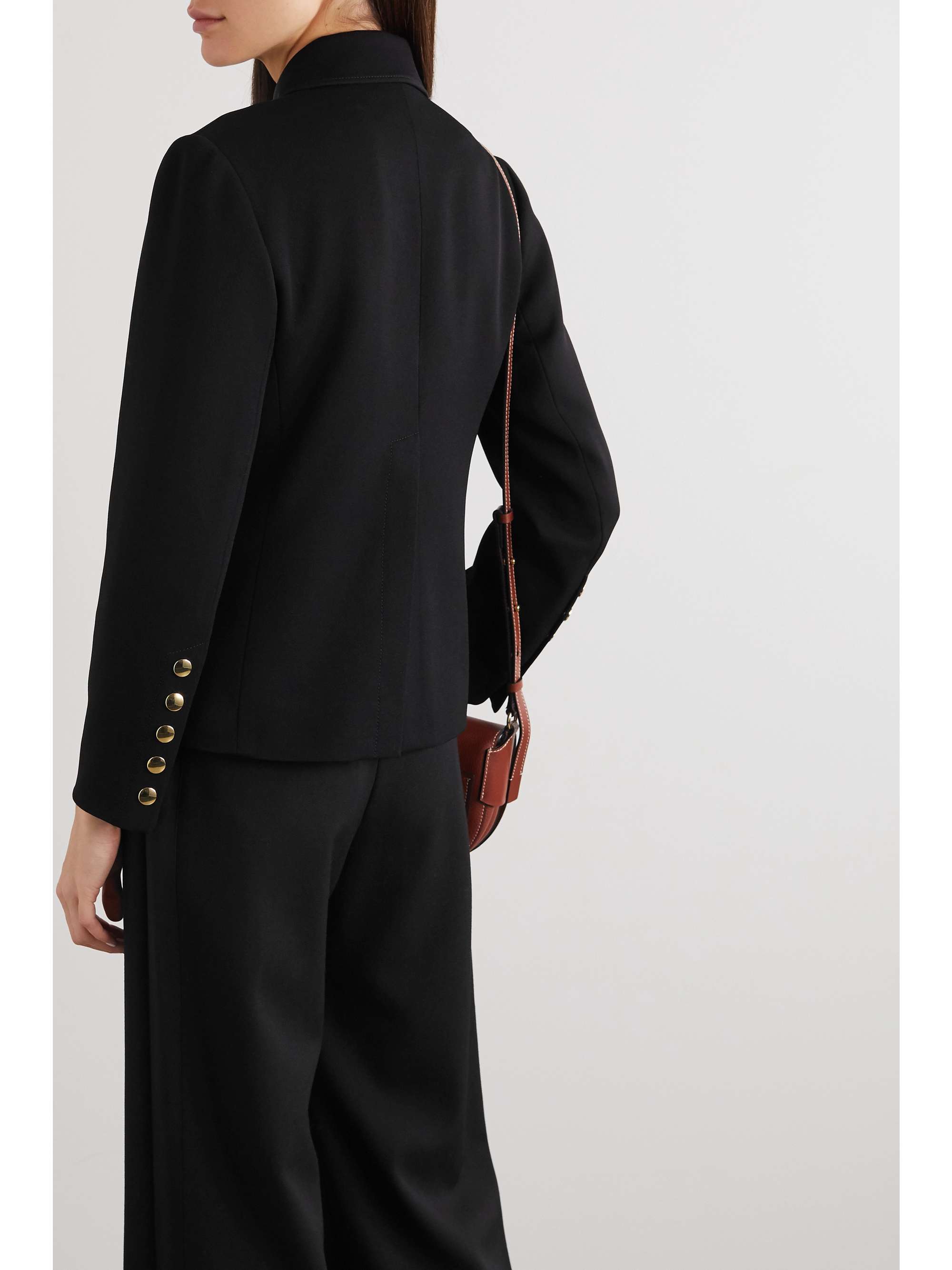 CHLOÉ Embroidered crepe jacket