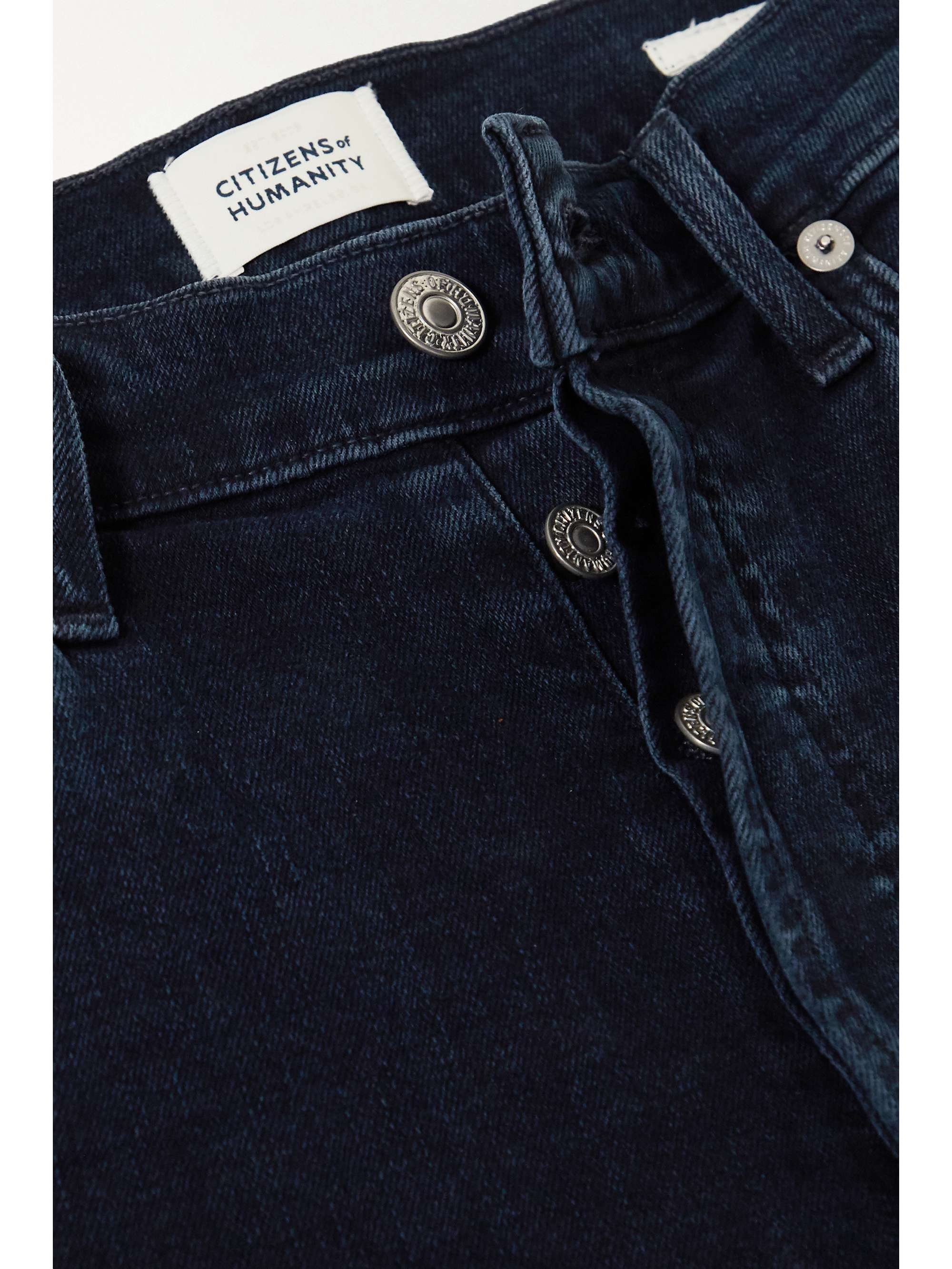 Dark denim Olivia high-rise slim-leg 
